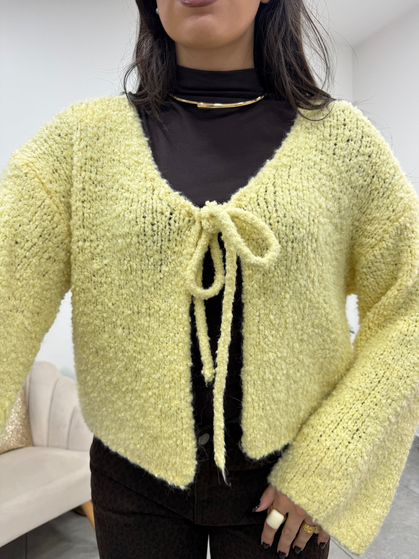 Cardigan Cute Giallo