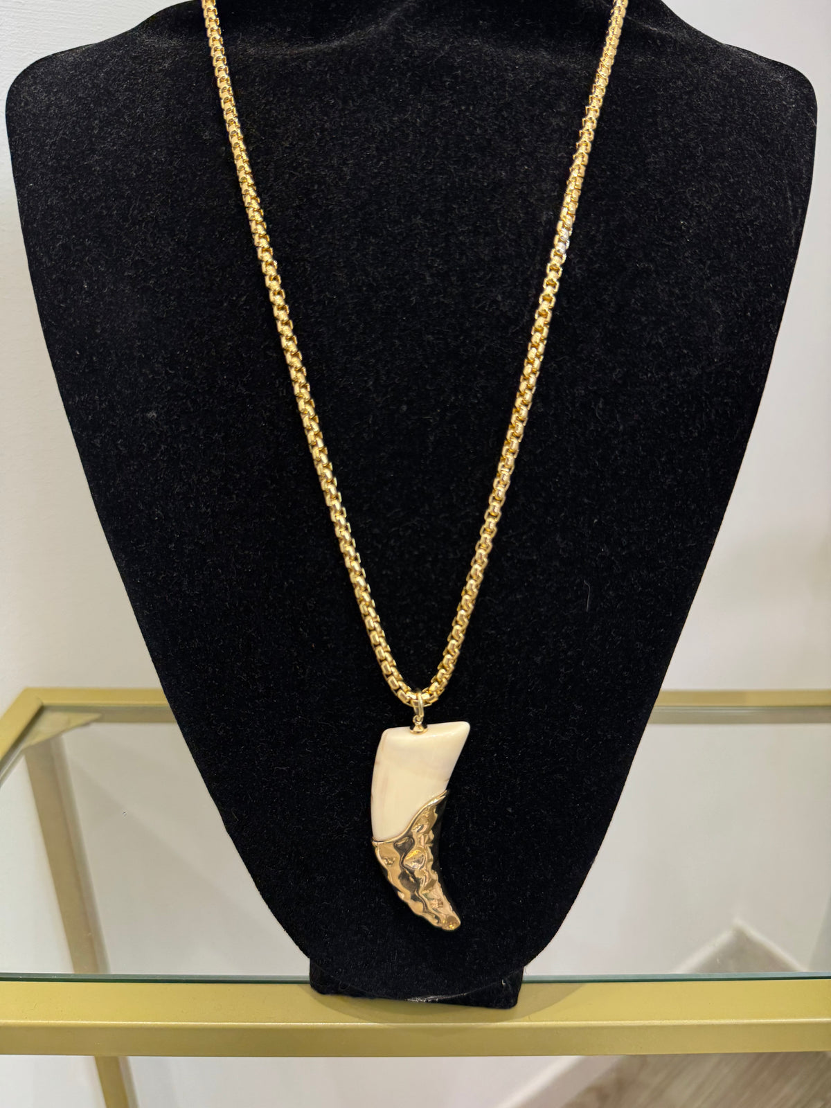 Collana Corno Panna