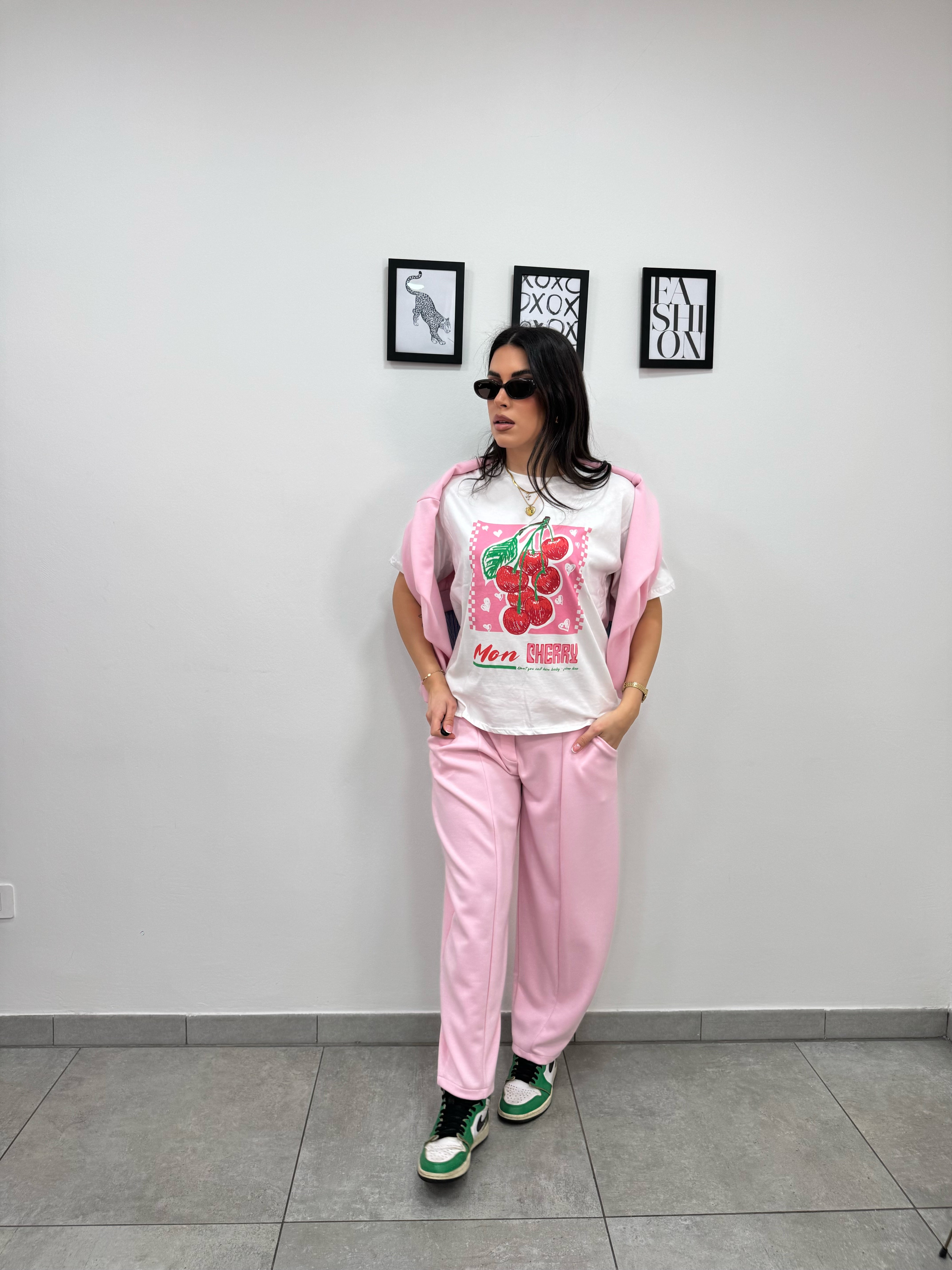 T-shirt Cherry Bianca