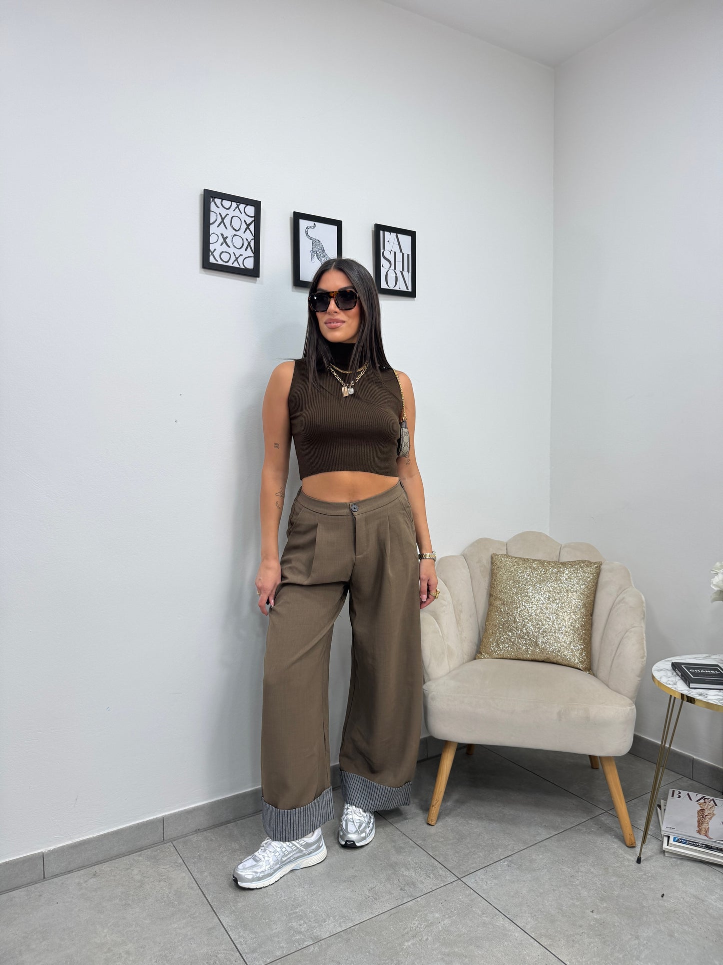 Pantalone Day Marrone