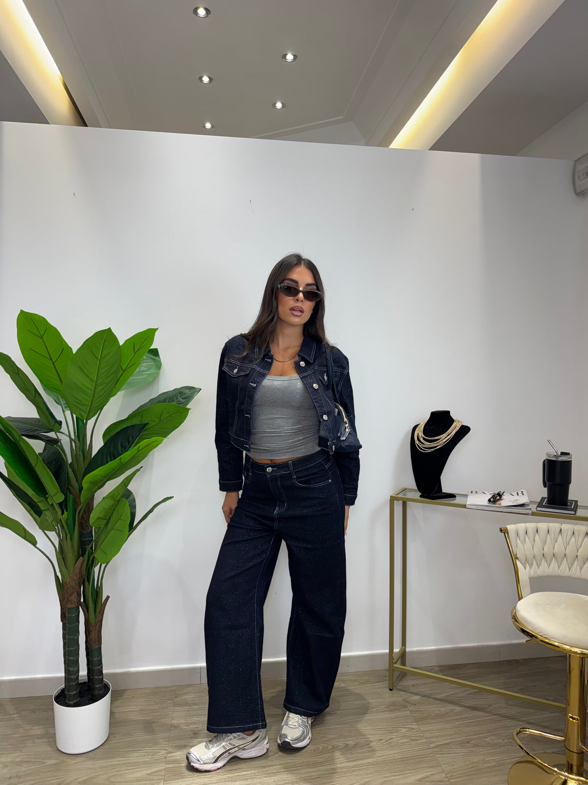 Jeans Blu Lurex