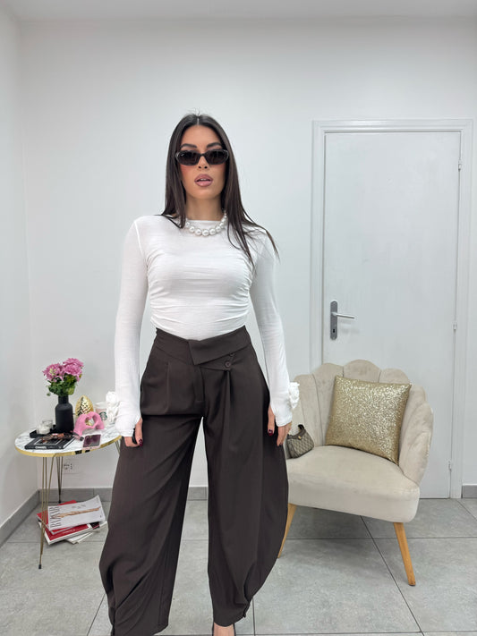 Pantalone Yasmine Marrone