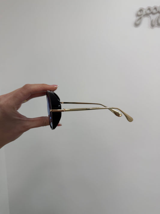 Occhiali Aviator Celeste