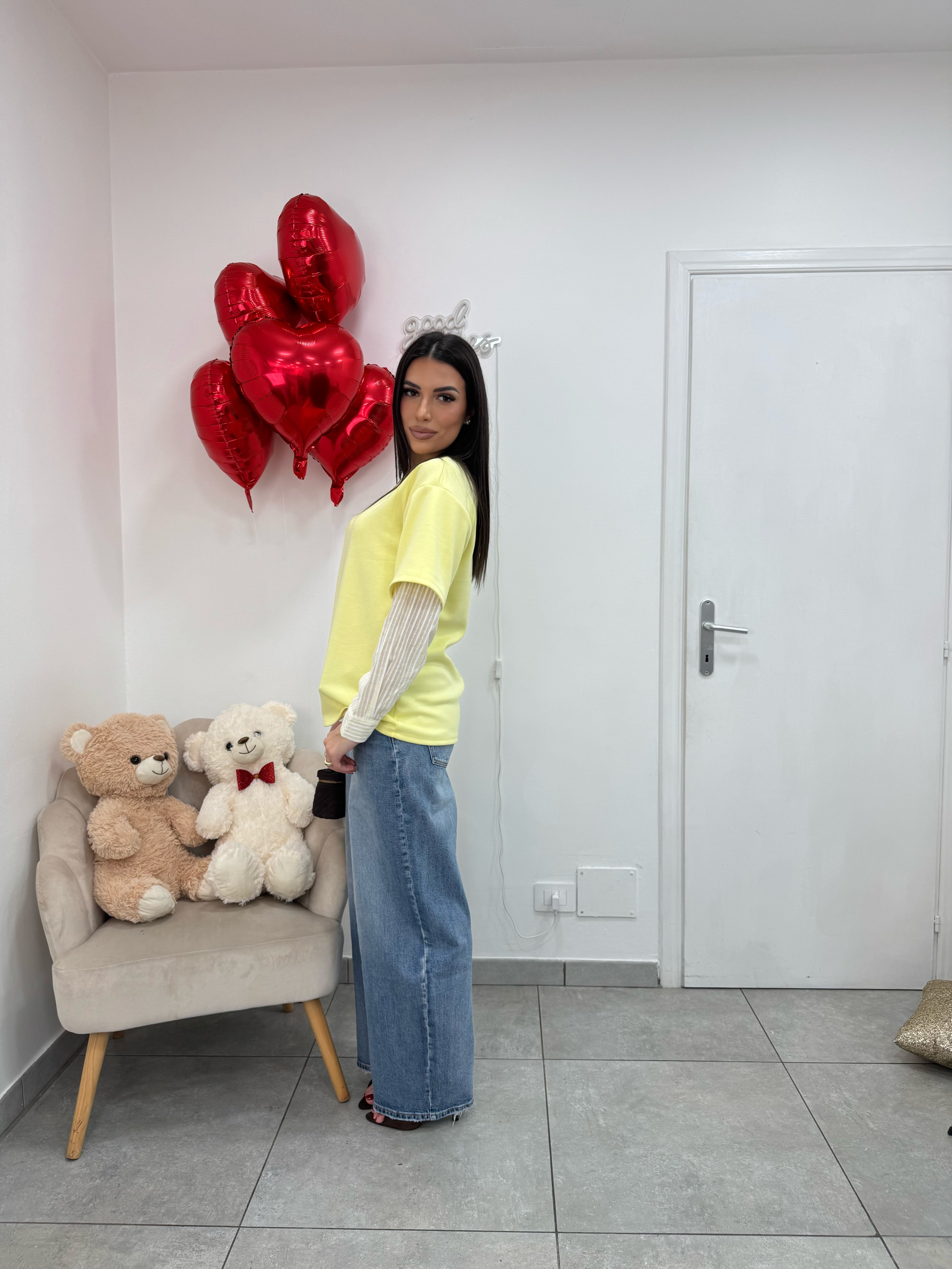 Maglia Shirt Gialla