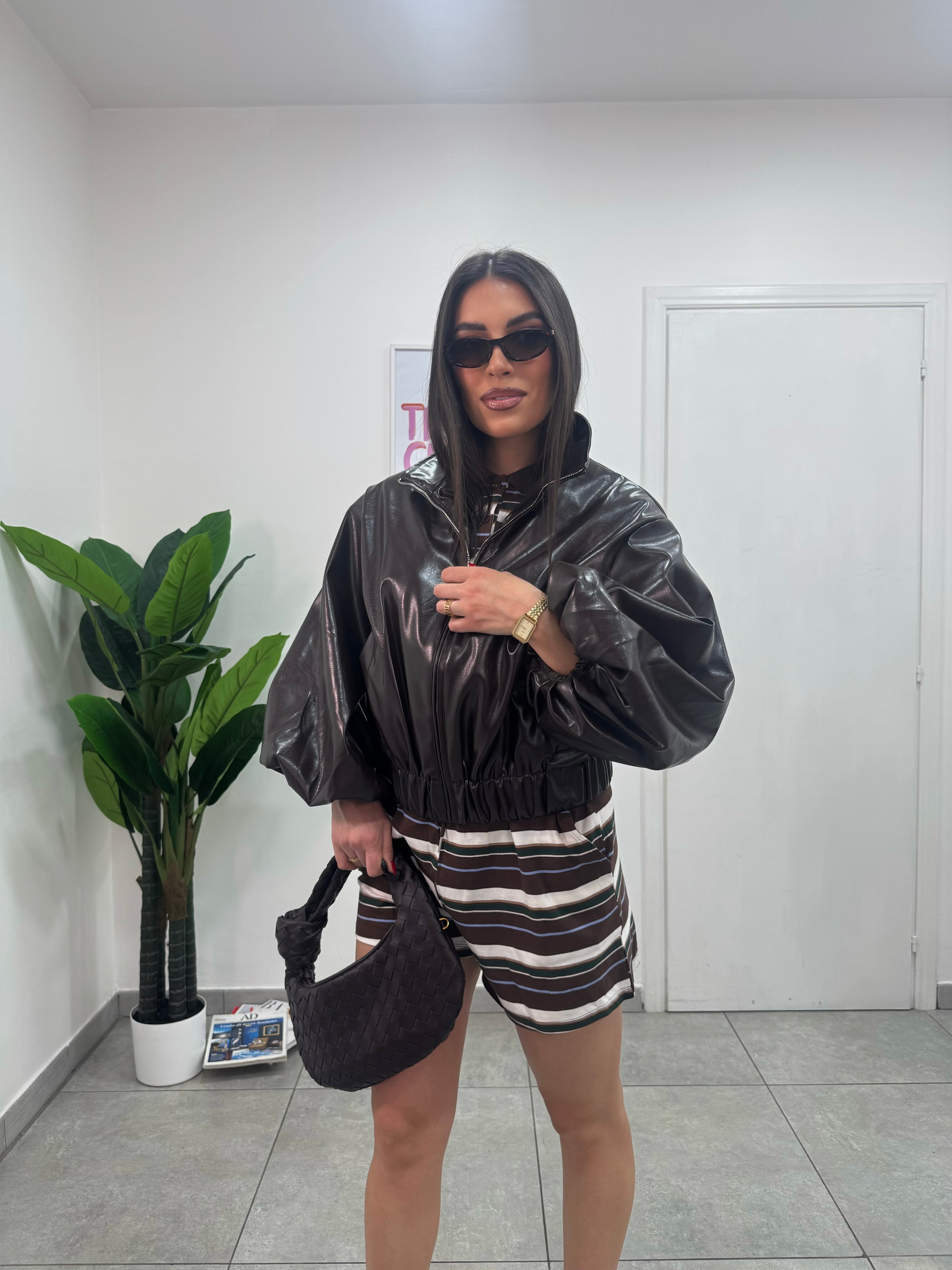 Bomber Rocket Marrone