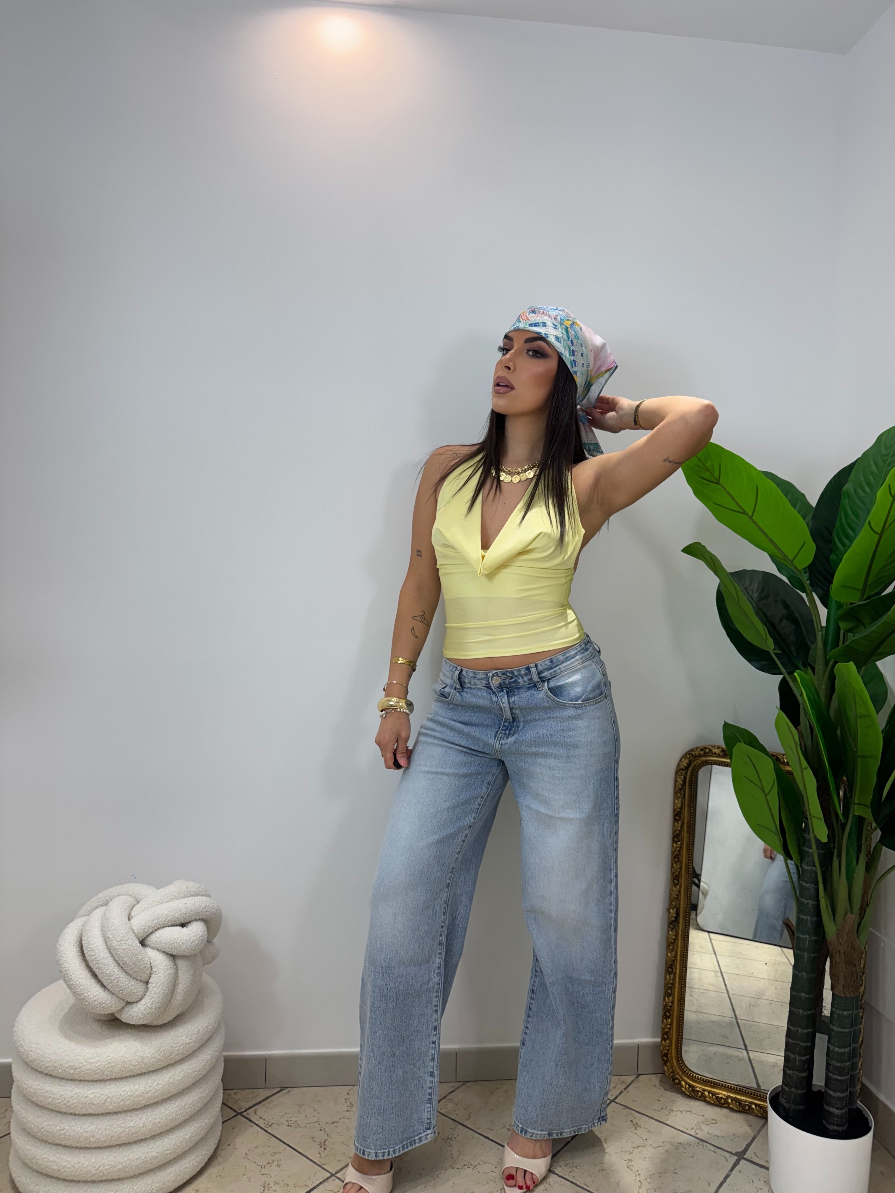 Top Soraya Giallo