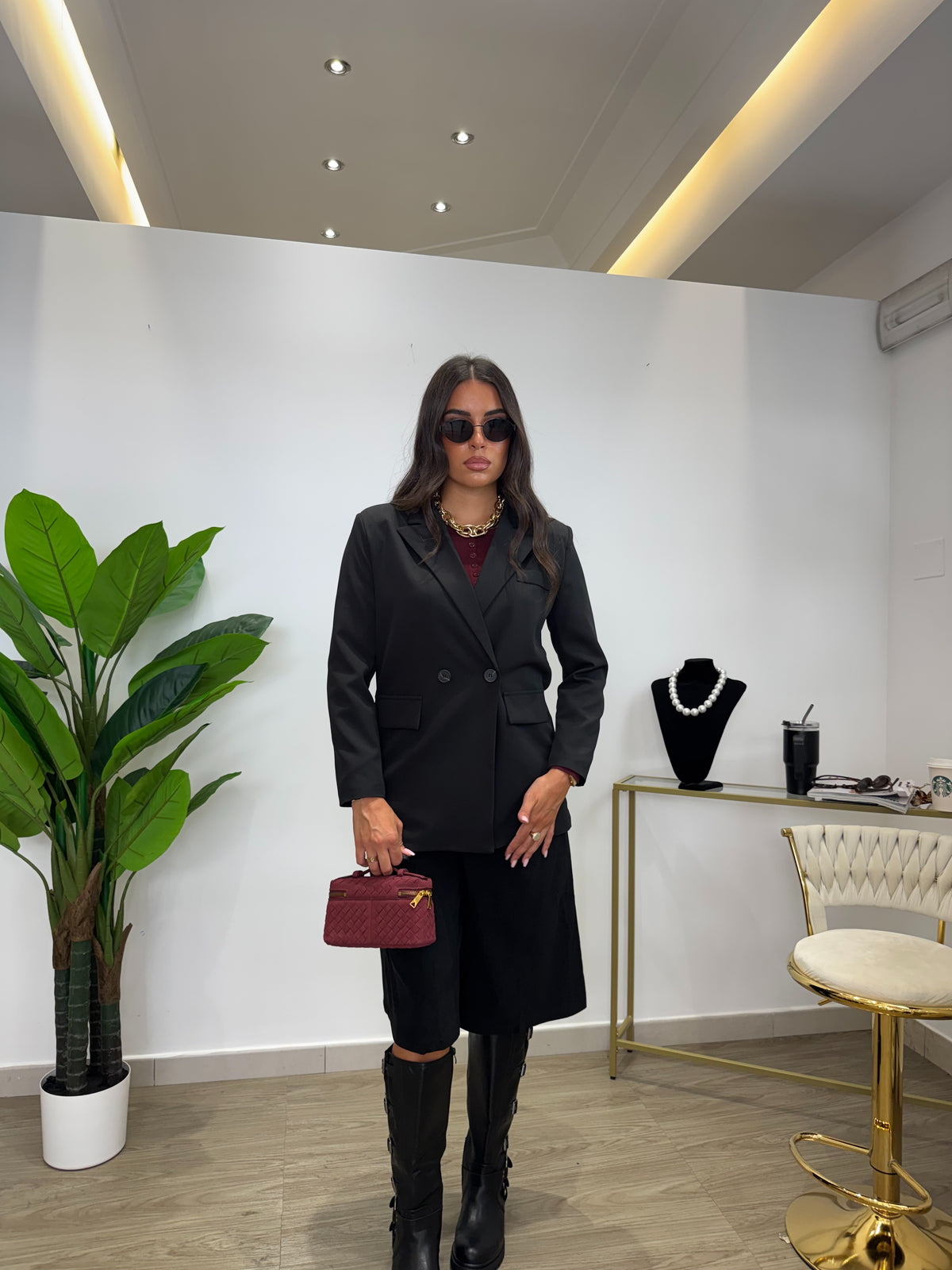 Blazer Doppiopetto Nero