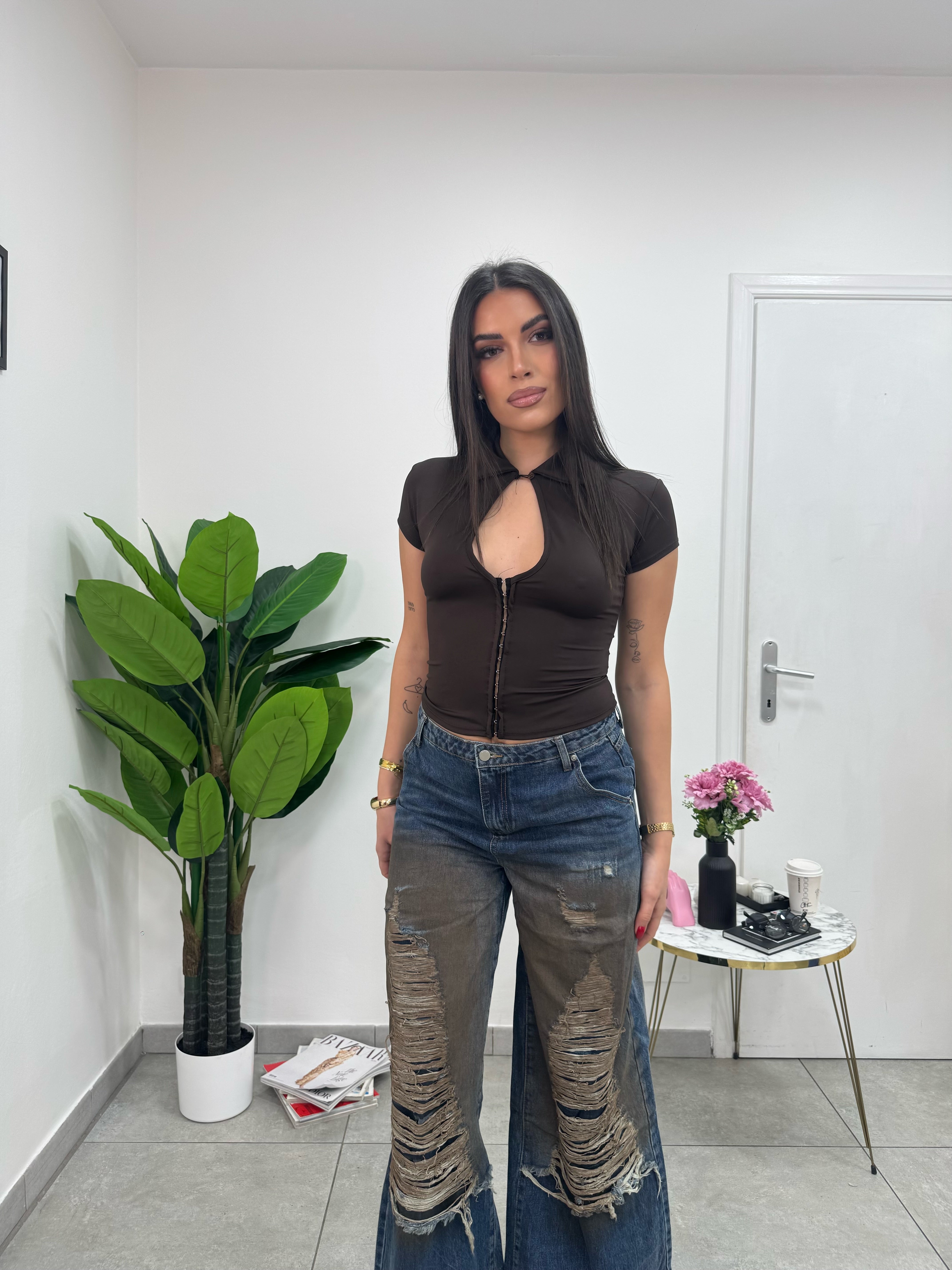 Top Panama Marrone
