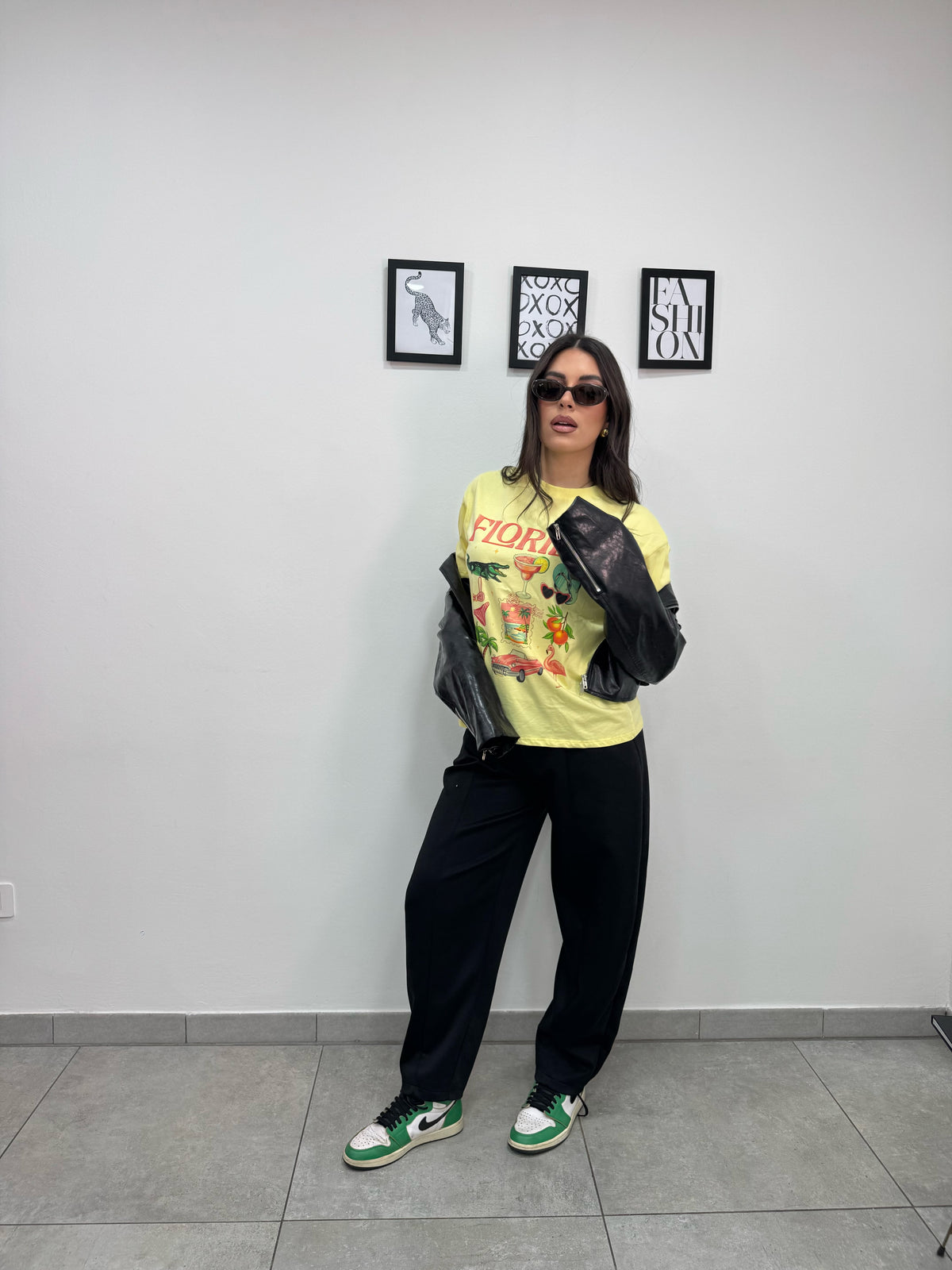 T-shirt Florida Gialla