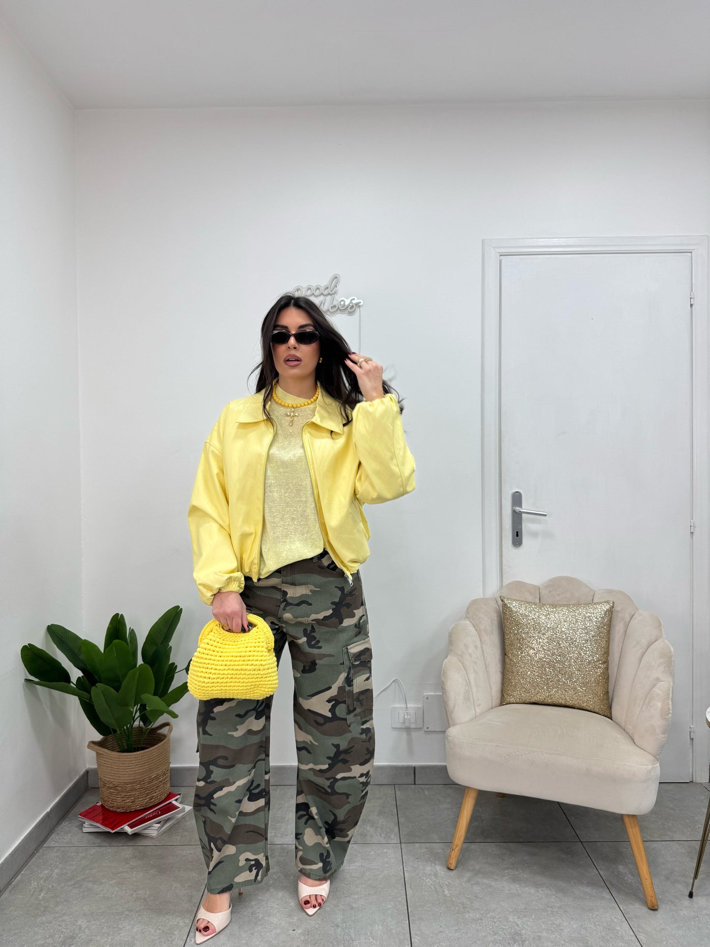 Clutch Bag Crochet Gialla