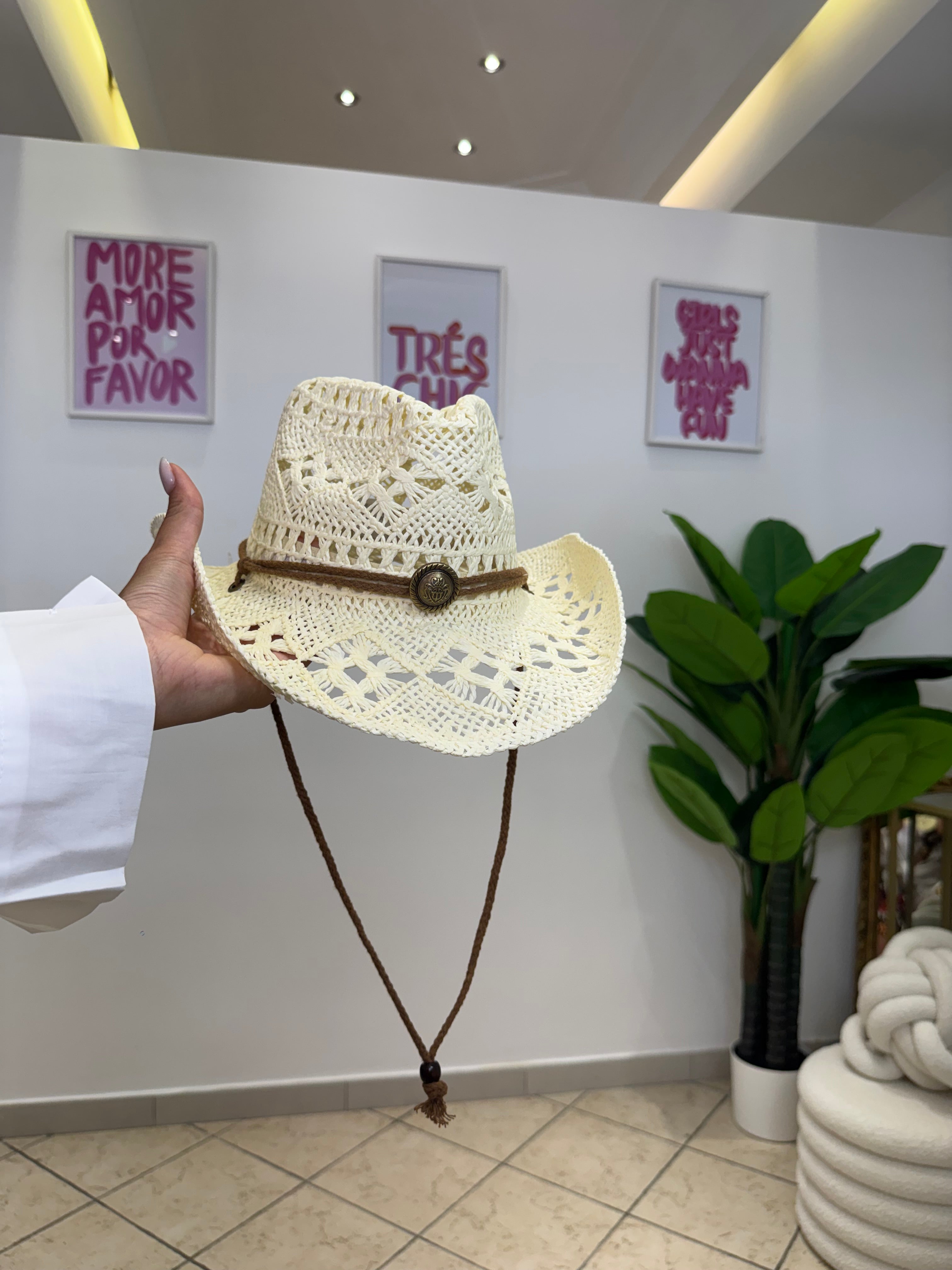 Cappello Cowgirl Panna