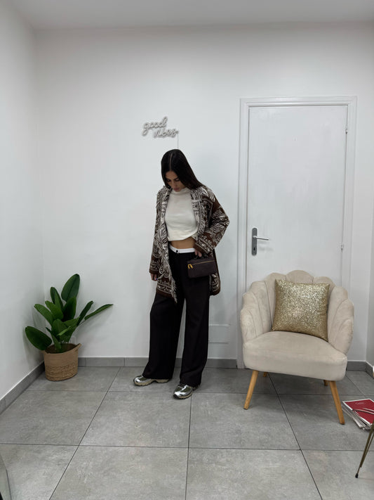 Pantalone Boxer Marrone