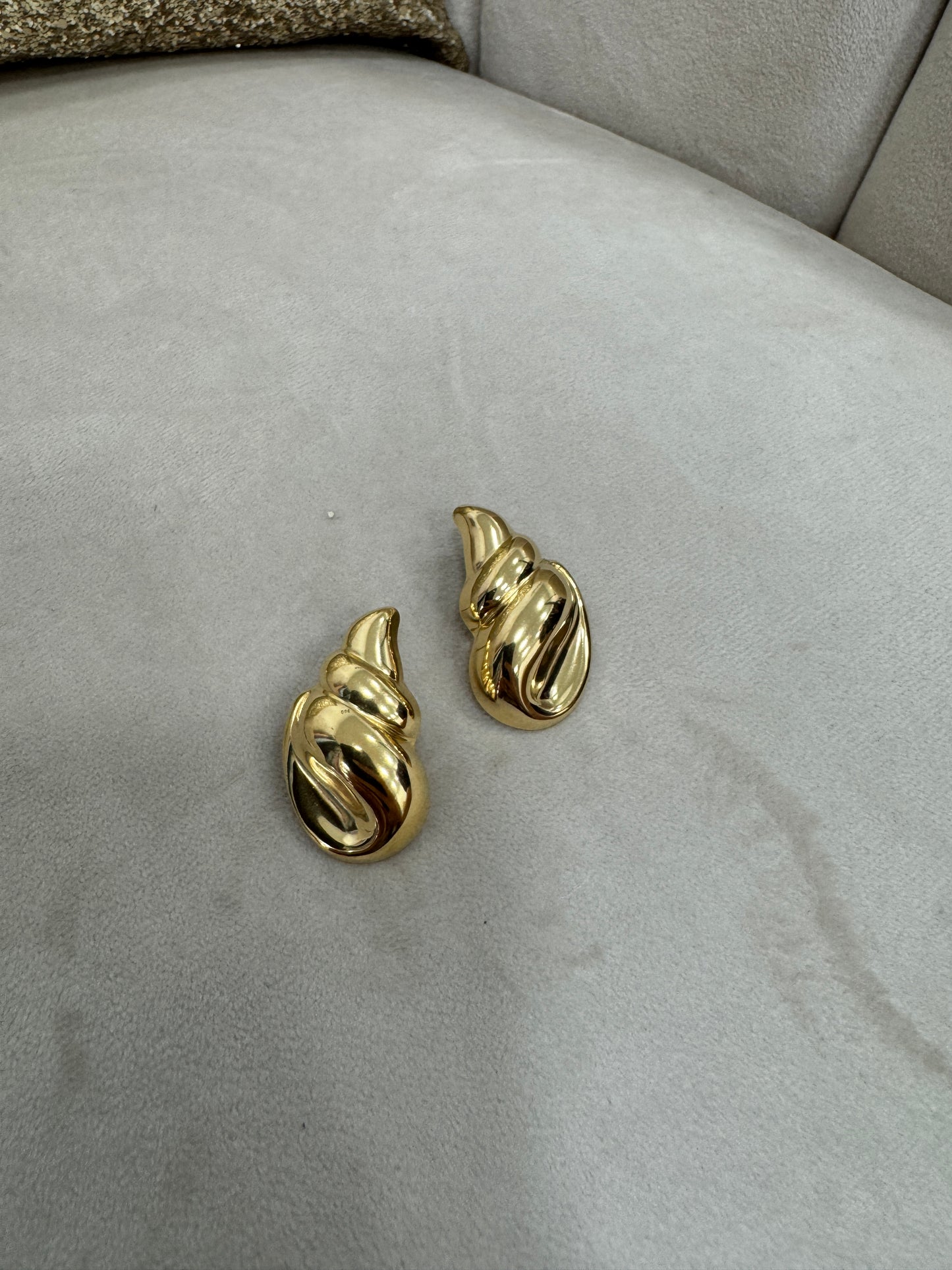 Orecchini Conchiglia Oro