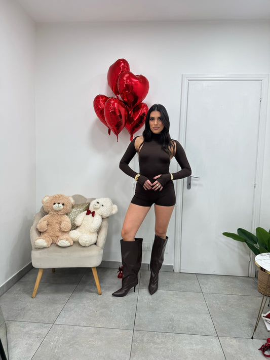 Jumpsuit Domina Marrone