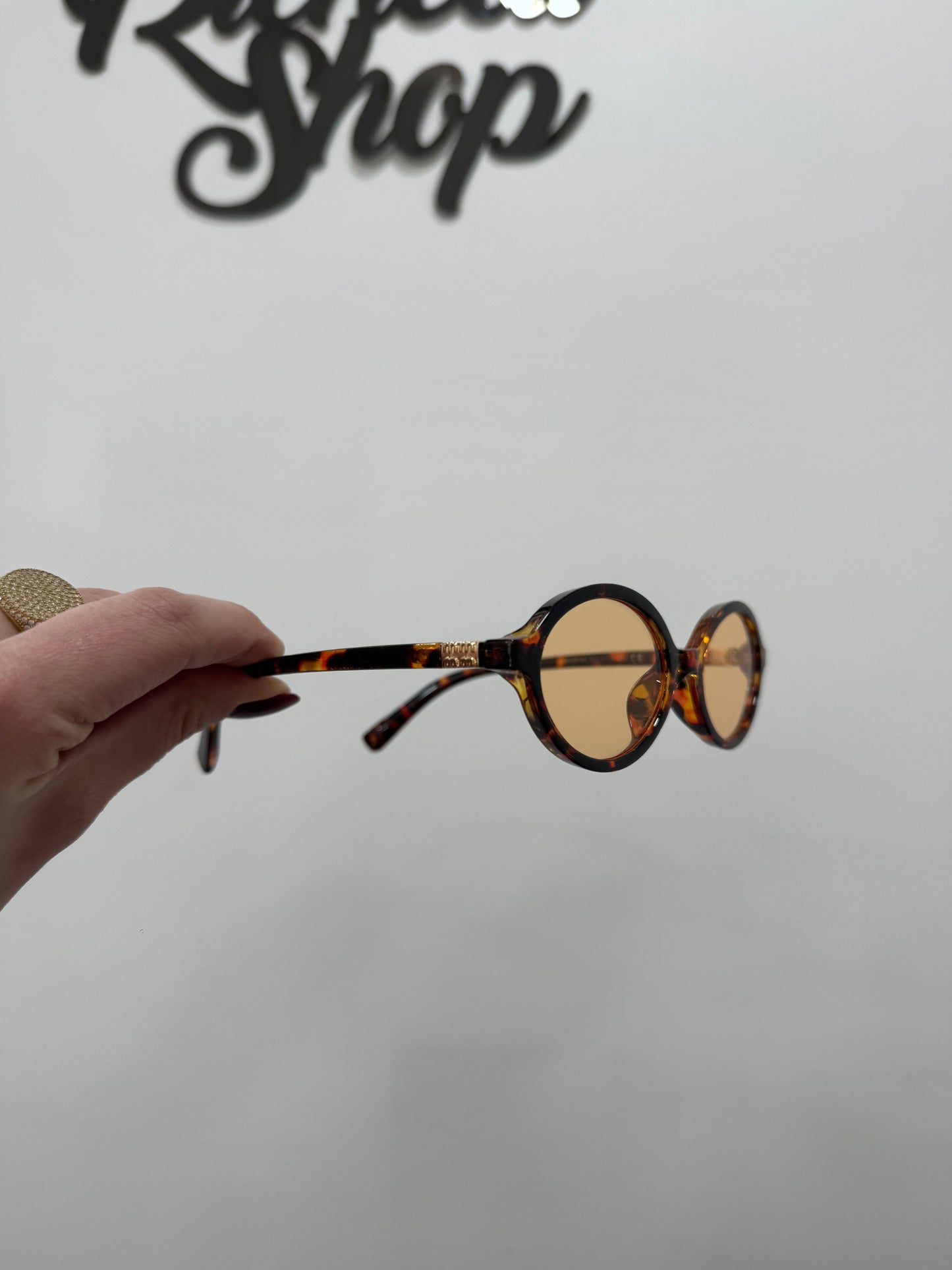 Occhiali Paris Tartarugato Arancione