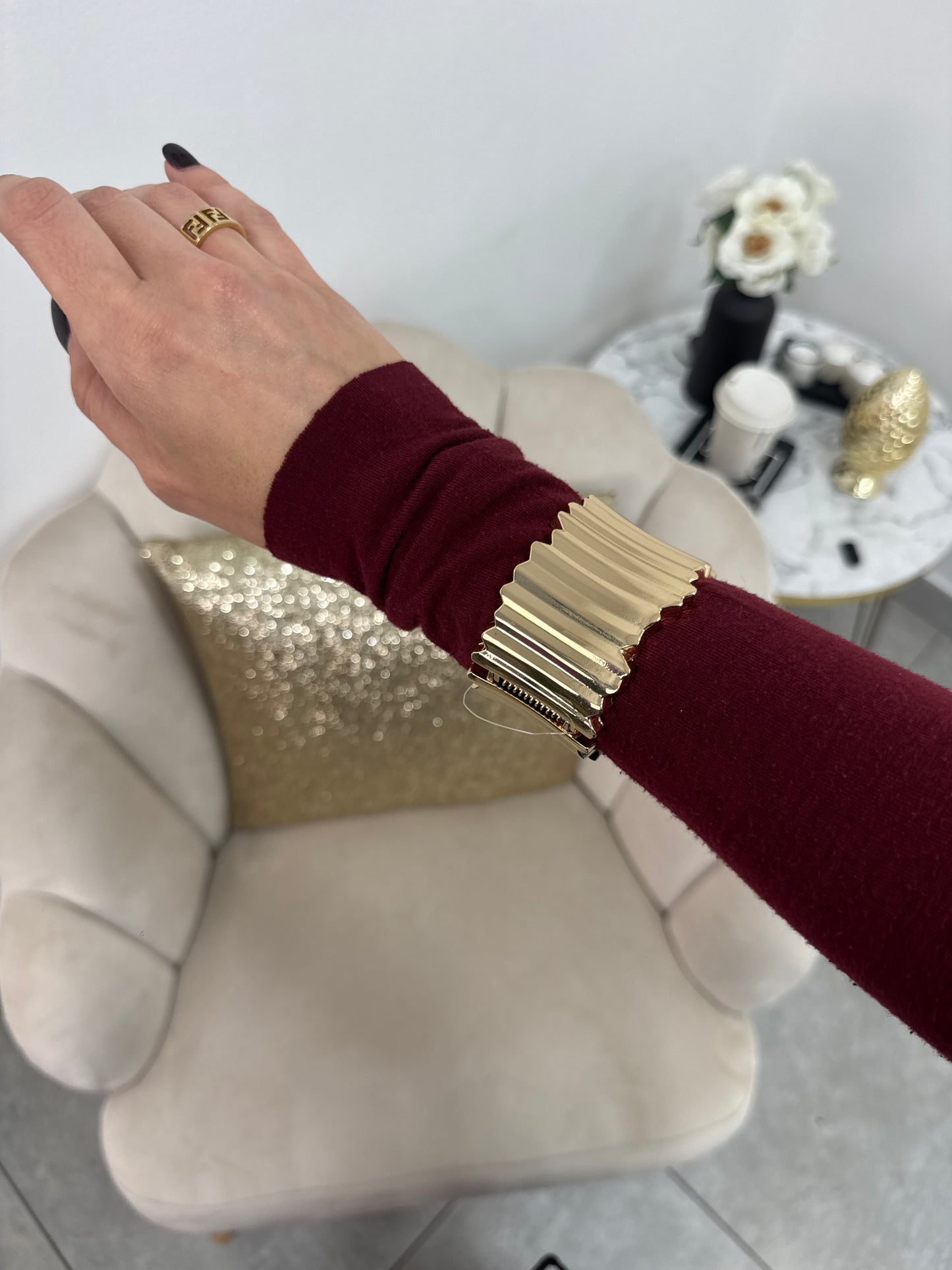 Bracciale Oro Asimmetrico