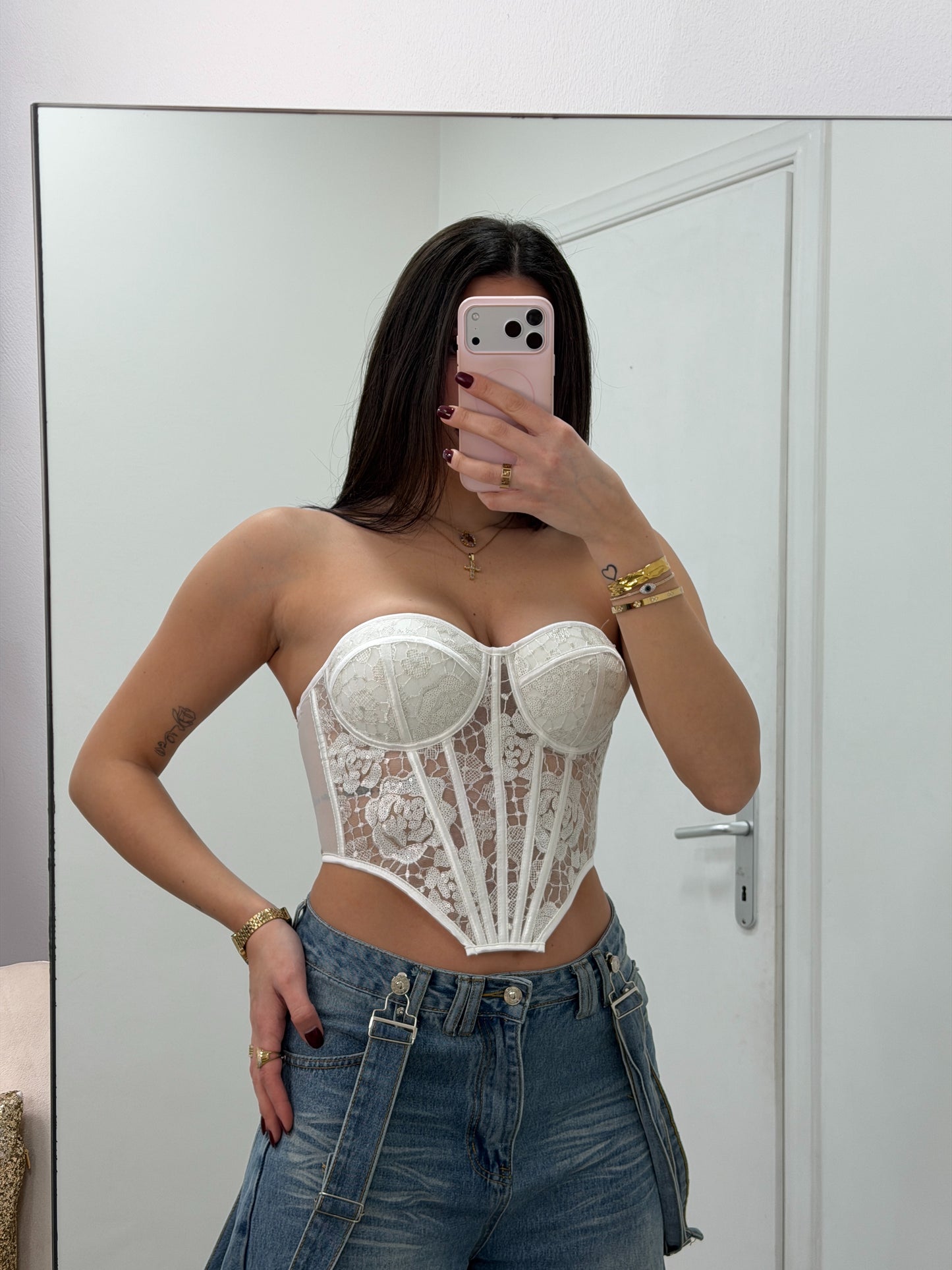 Corsetto Hipnotic Bianco