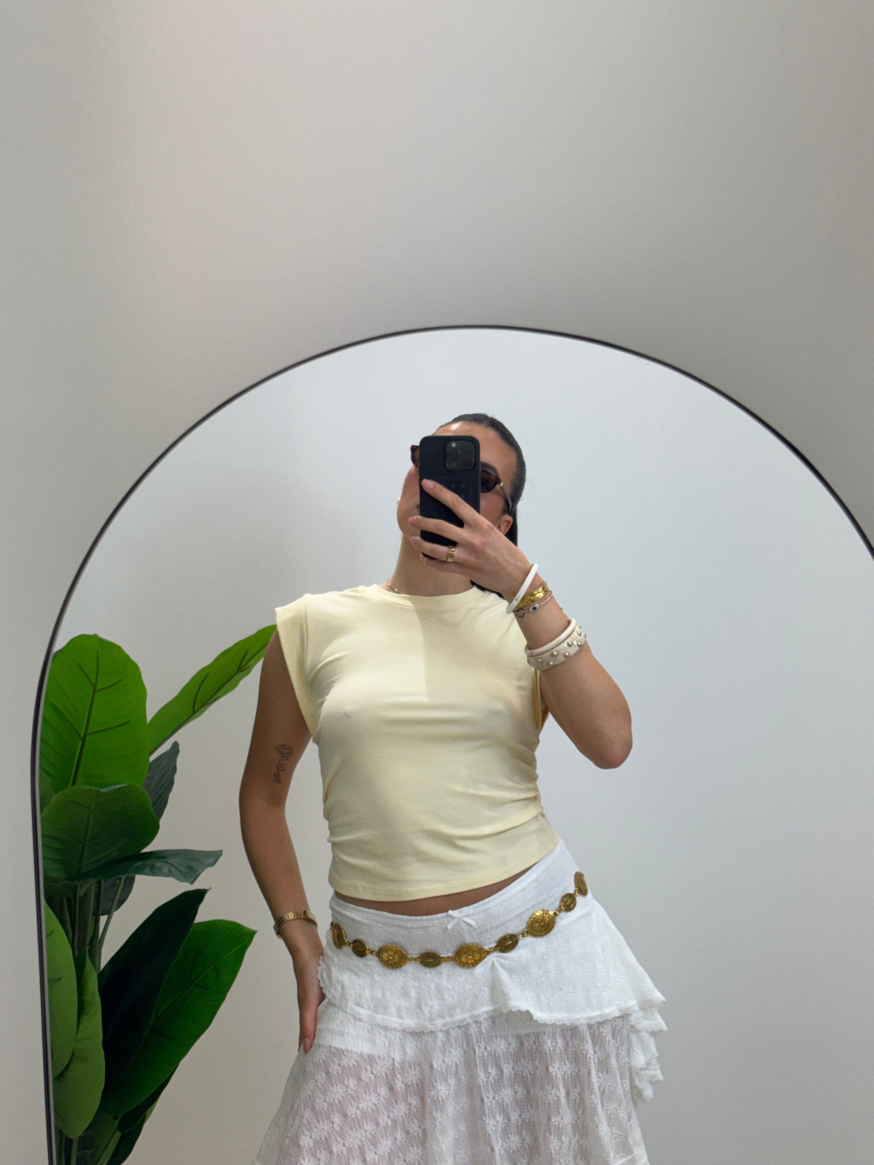 Top Basic Girl Giallo