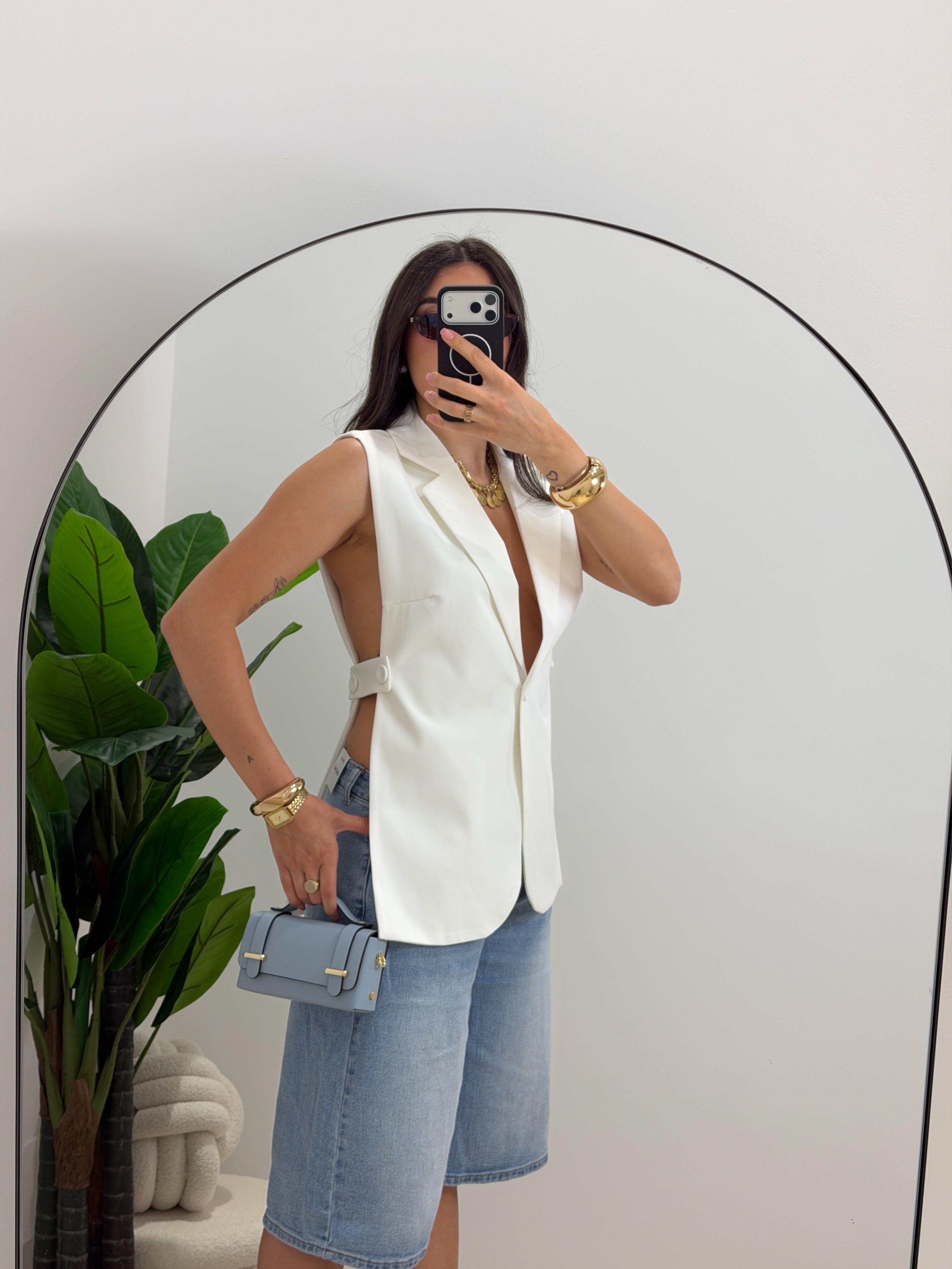 Gilet Domina Bianco