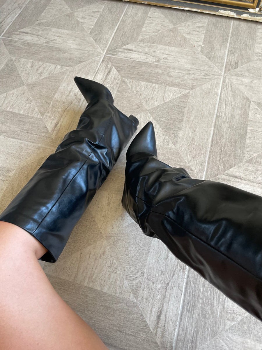 Stivali alti 2025 con risvolto