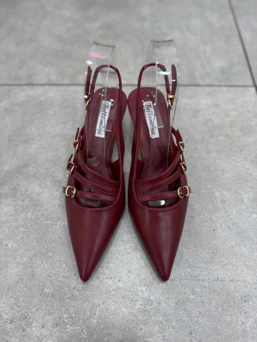 Slingback Burgundy