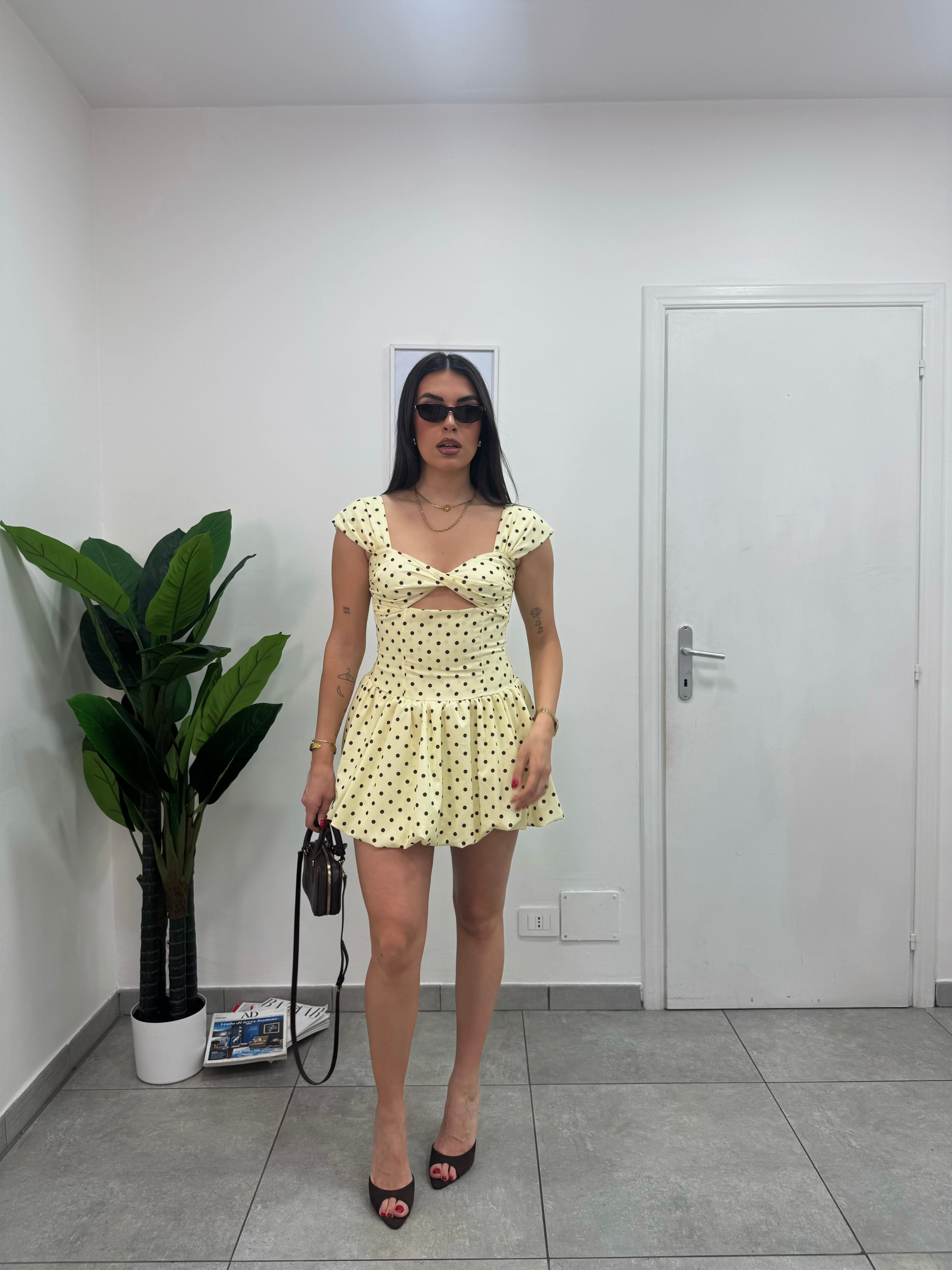 Abito Pin-Up Giallo
