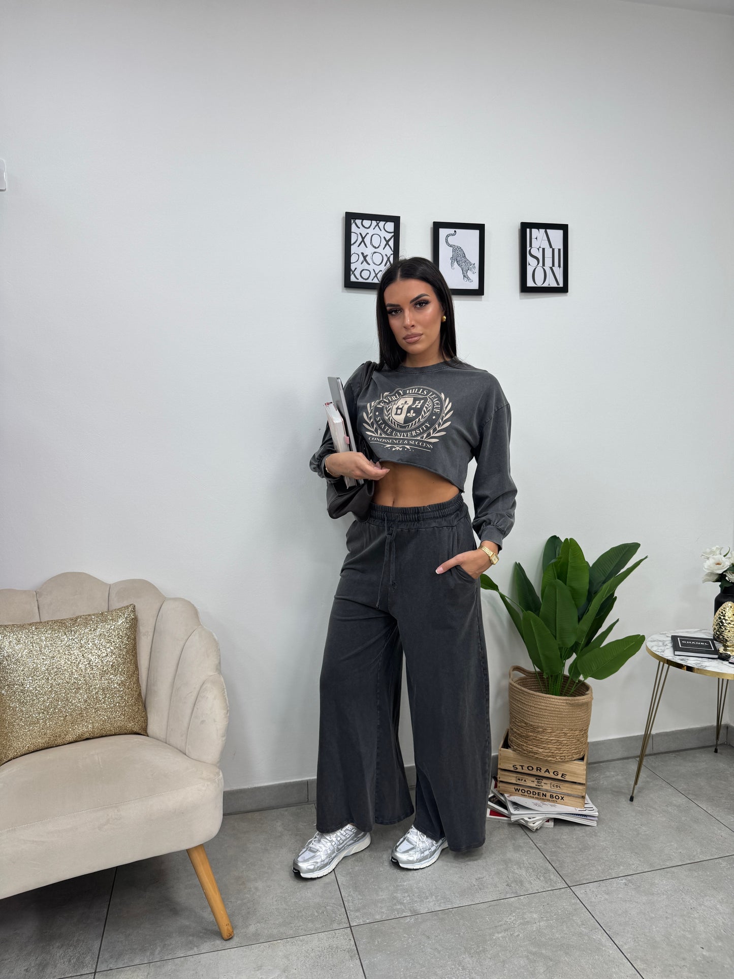 Pantalone Tuta Grigio