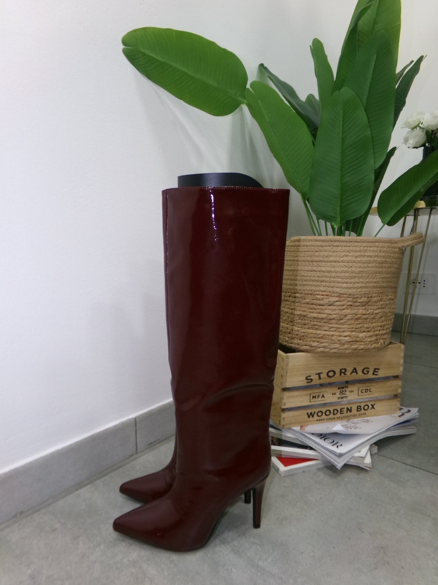 Stivali Burgundy
