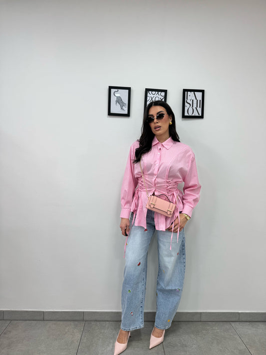 Camicia Picnic Rosa
