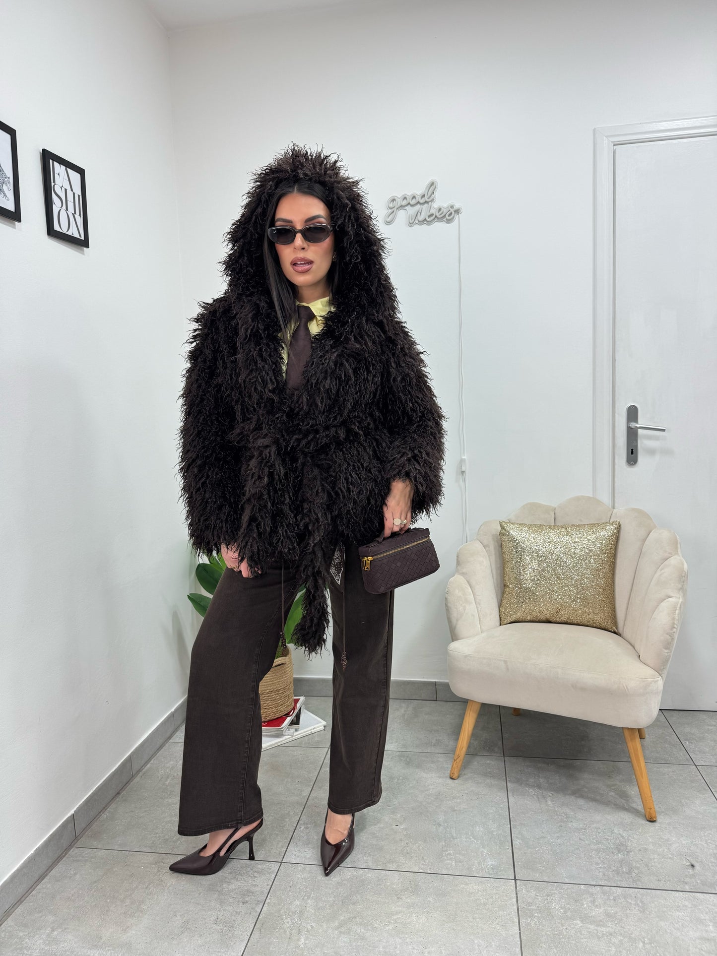 Jeans Western Marroni