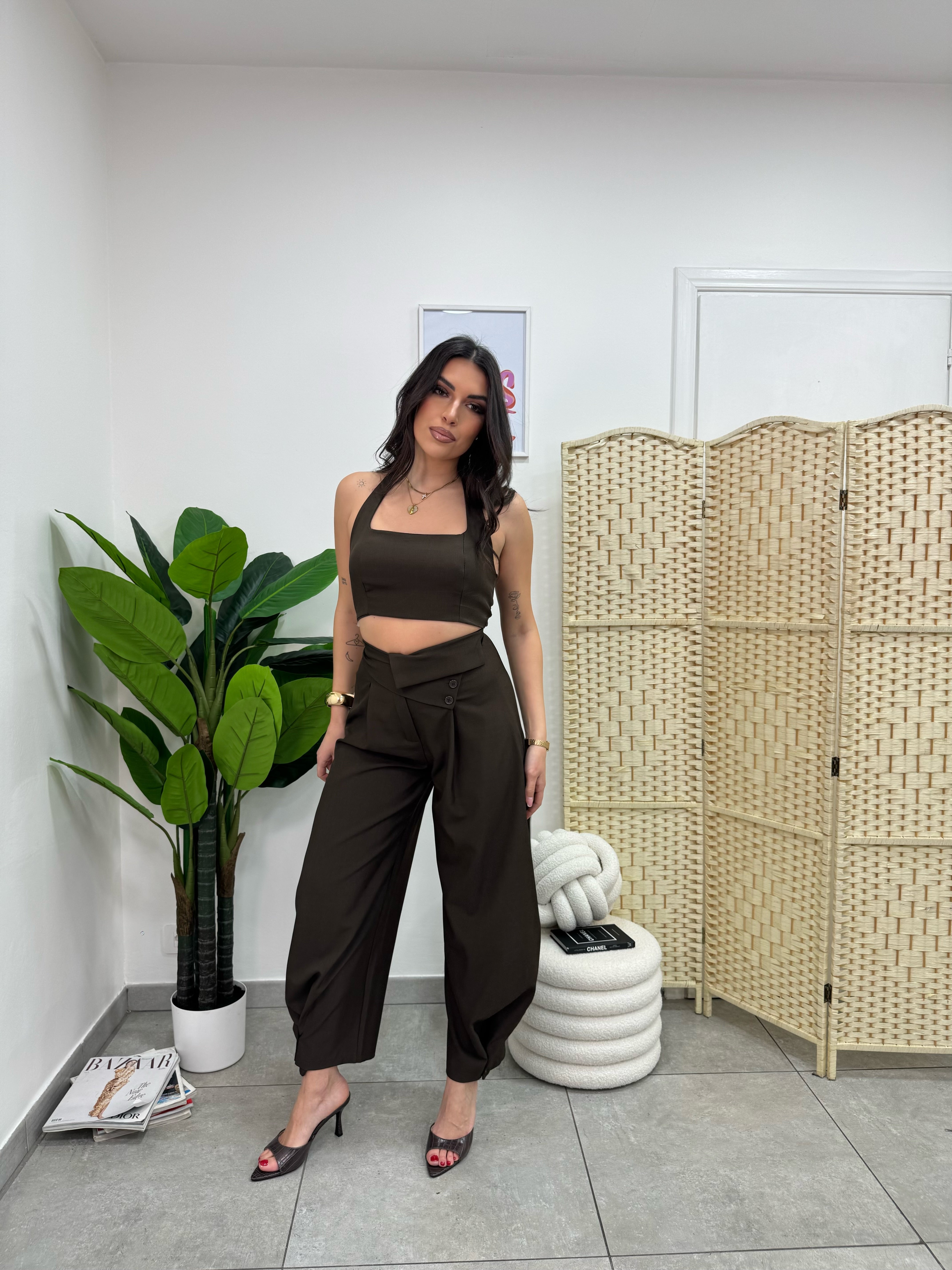 Pantalone Jasmine Marrone