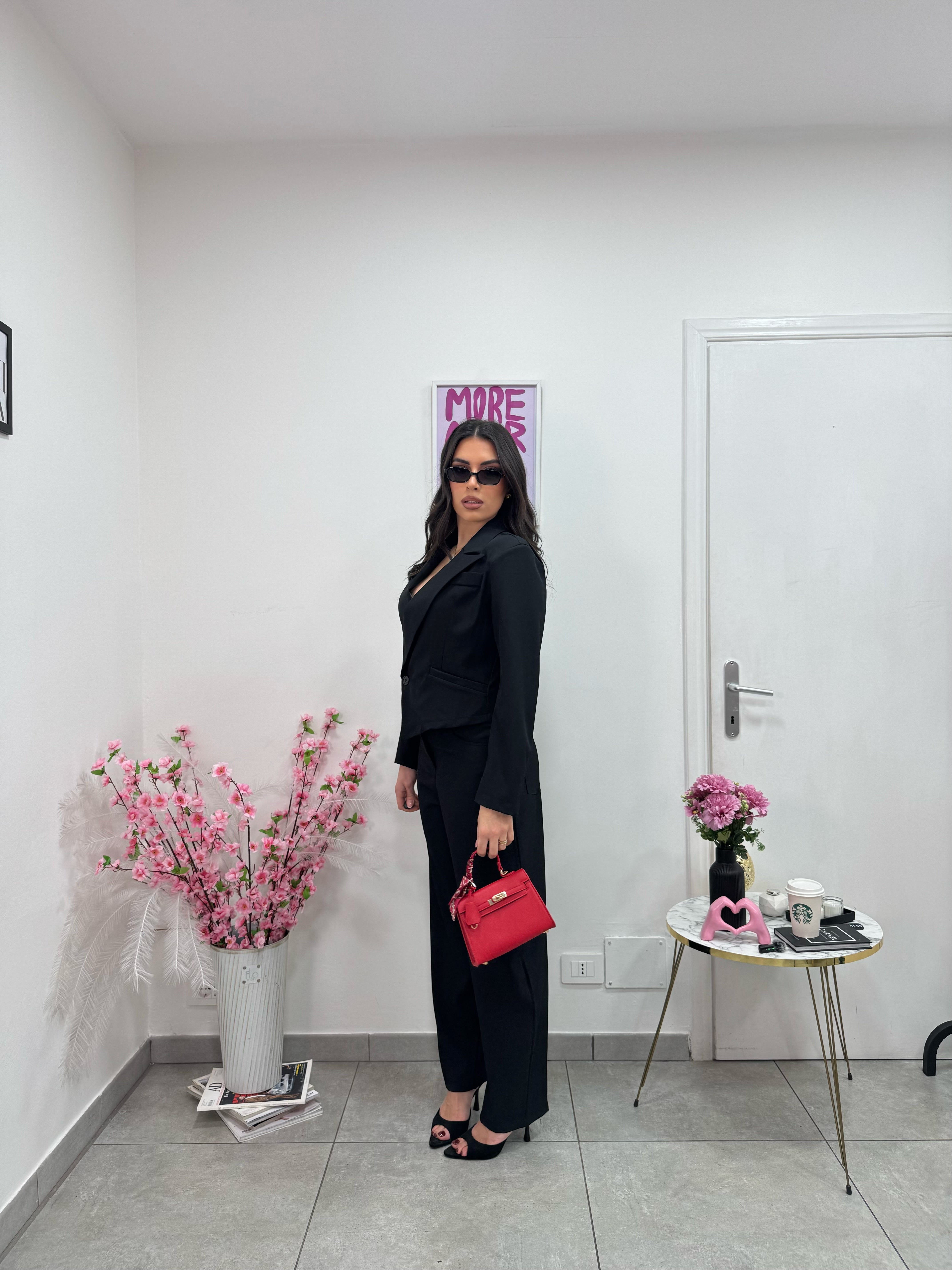 Pantalone Balloon Iris Nero