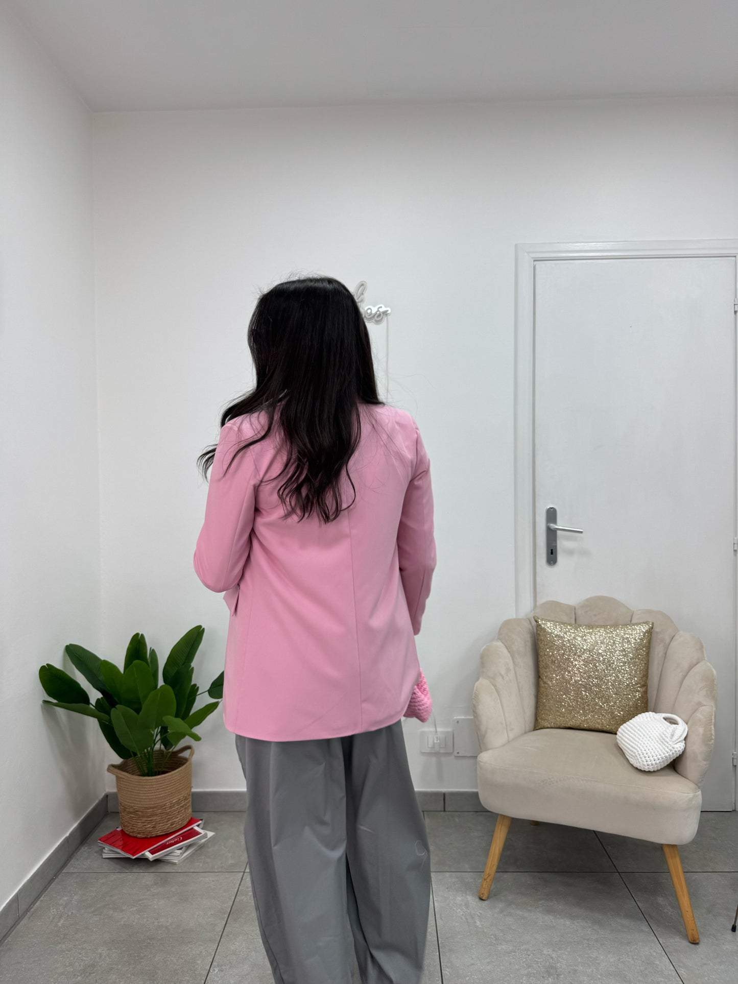 Blazer Doppiopetto Rosa