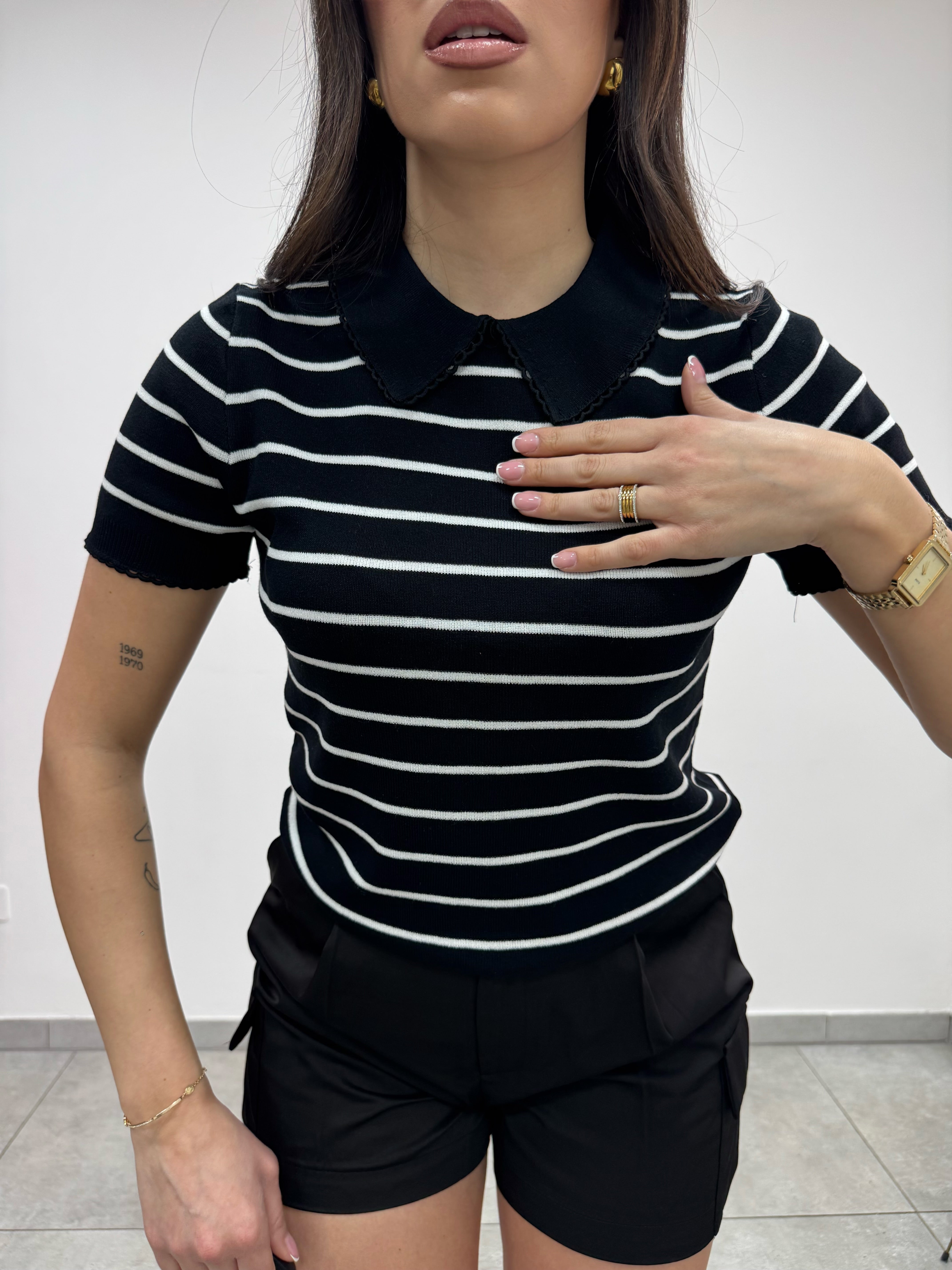 Maglia Julie Nera