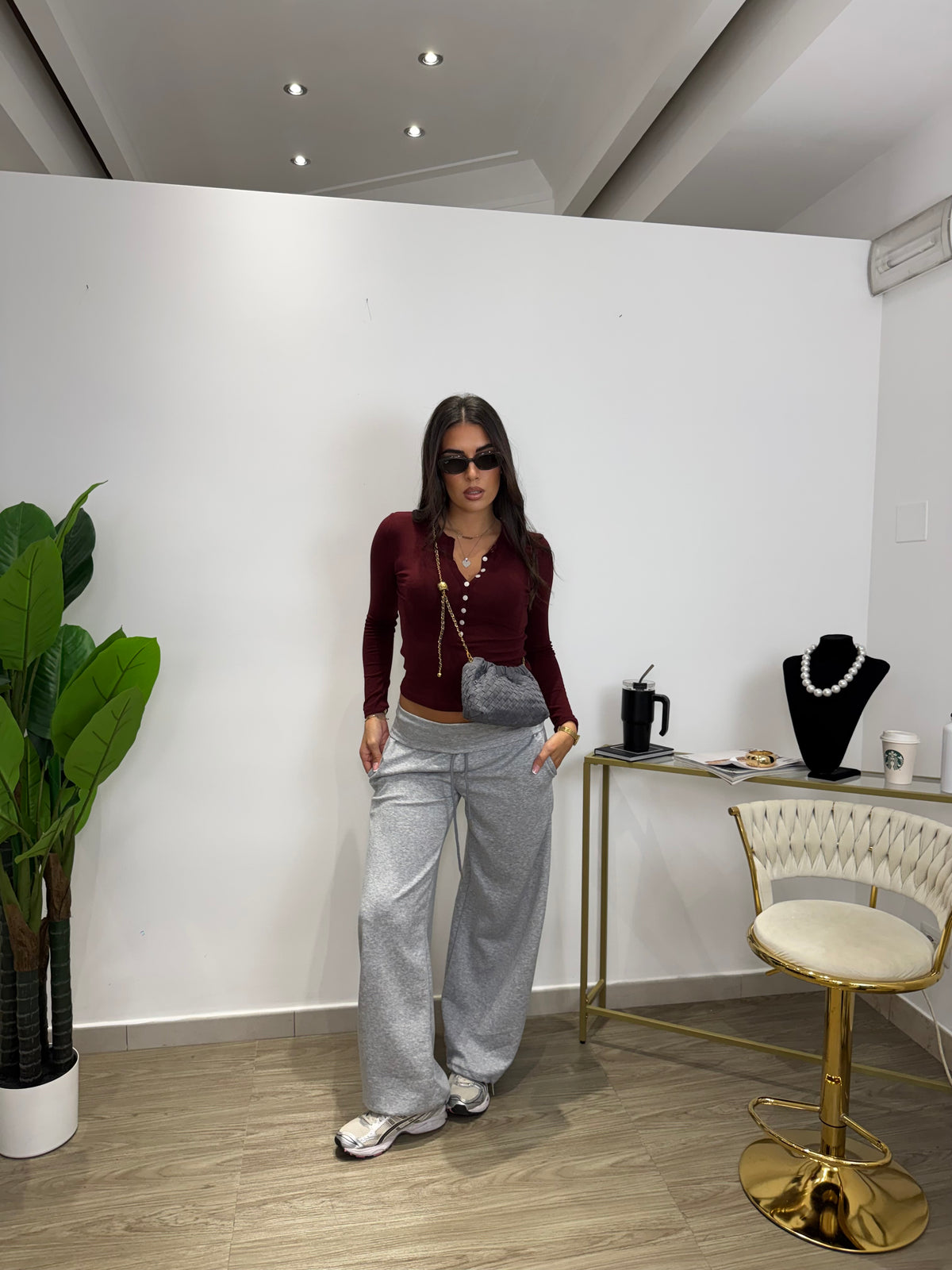 Pantalone Jogger Soft Touch Grigio