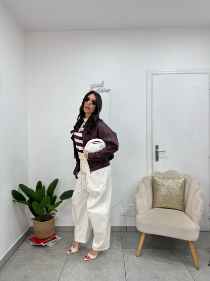 Pantalone Comfy Panna