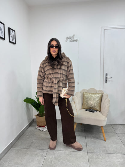 Ecopelliccia Cortina Camel