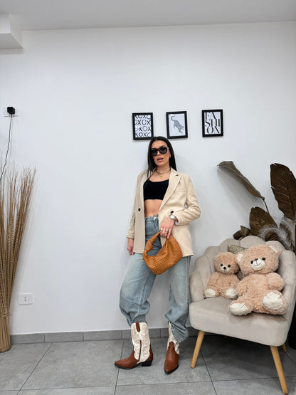 Texani Bassi Bicolore Marrone