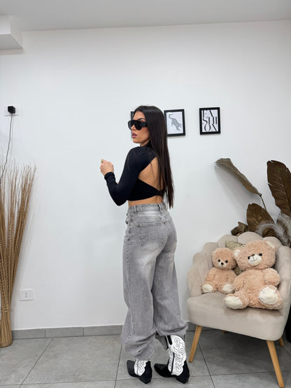 Texani Bassi Bicolore Nero