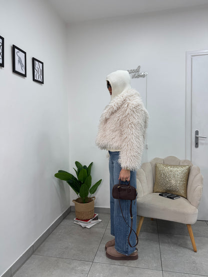 Ecopelliccia Crazy Panna