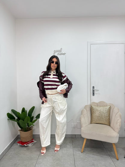 Pantalone Comfy Panna