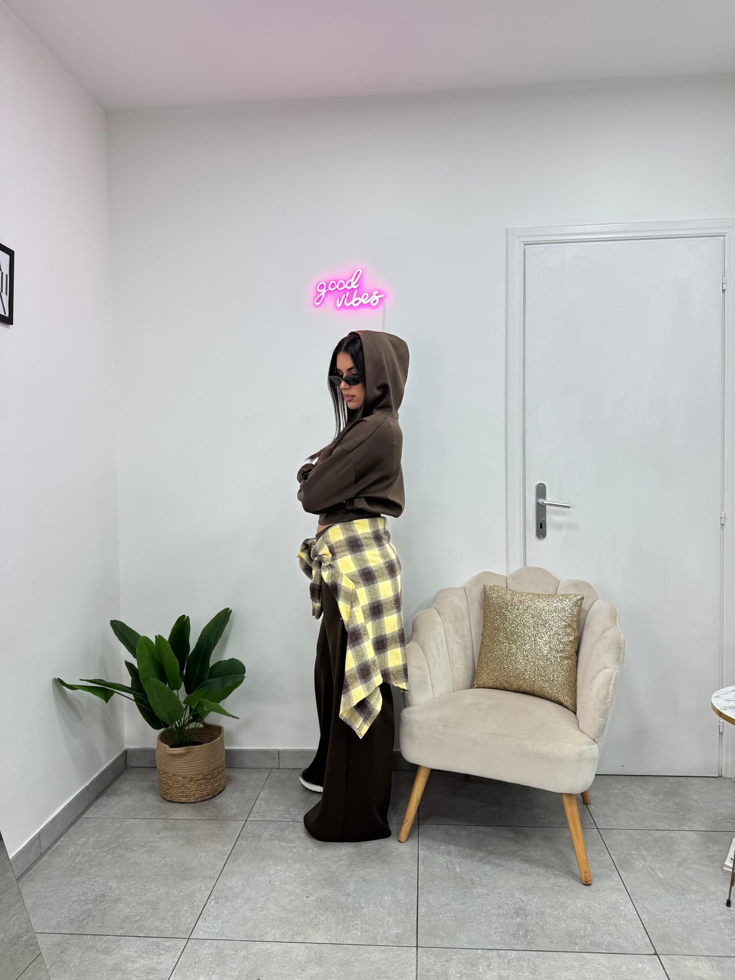 Cord Tuta Chic Marrone