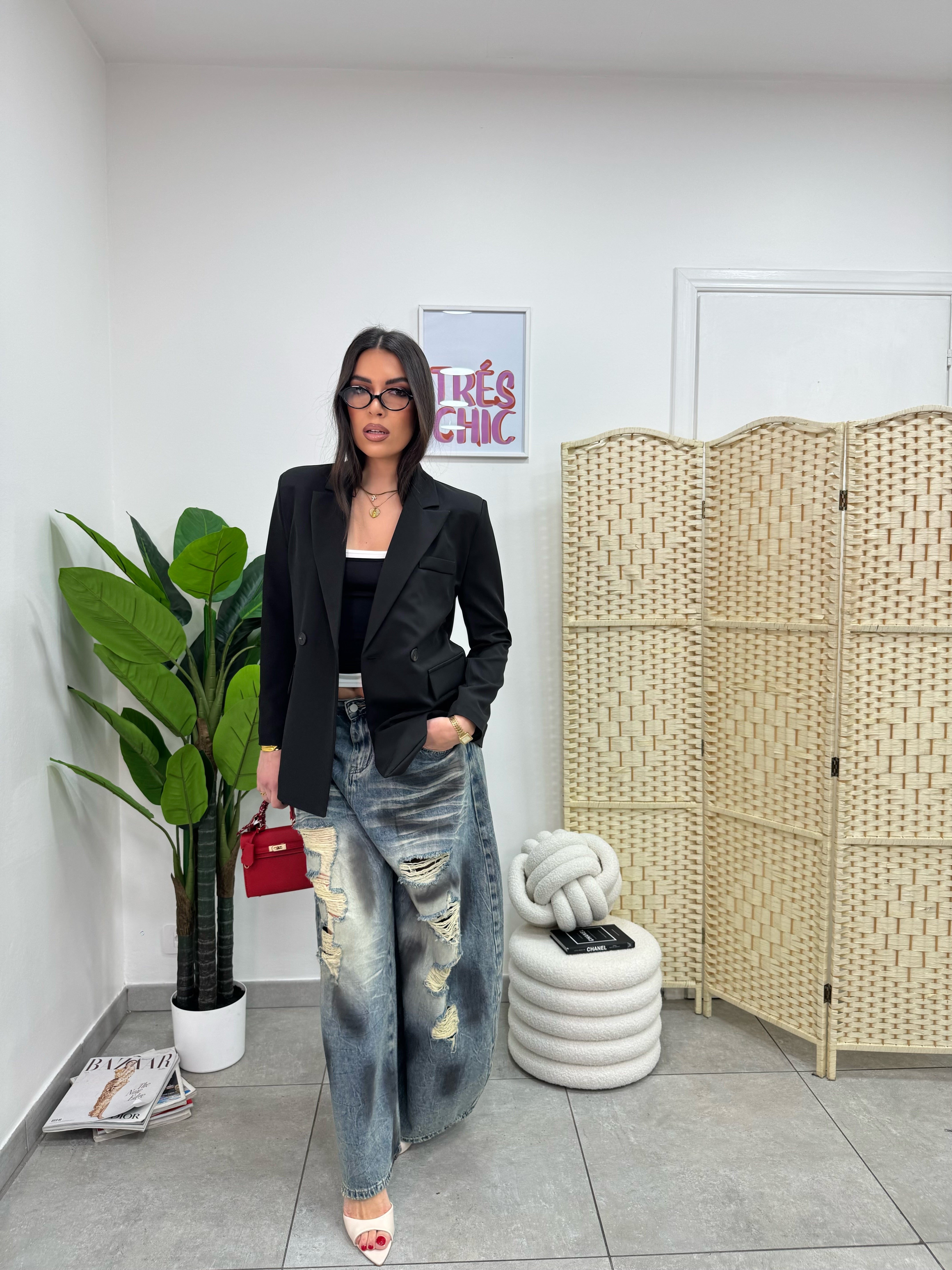 Blazer Doppiopetto Nero