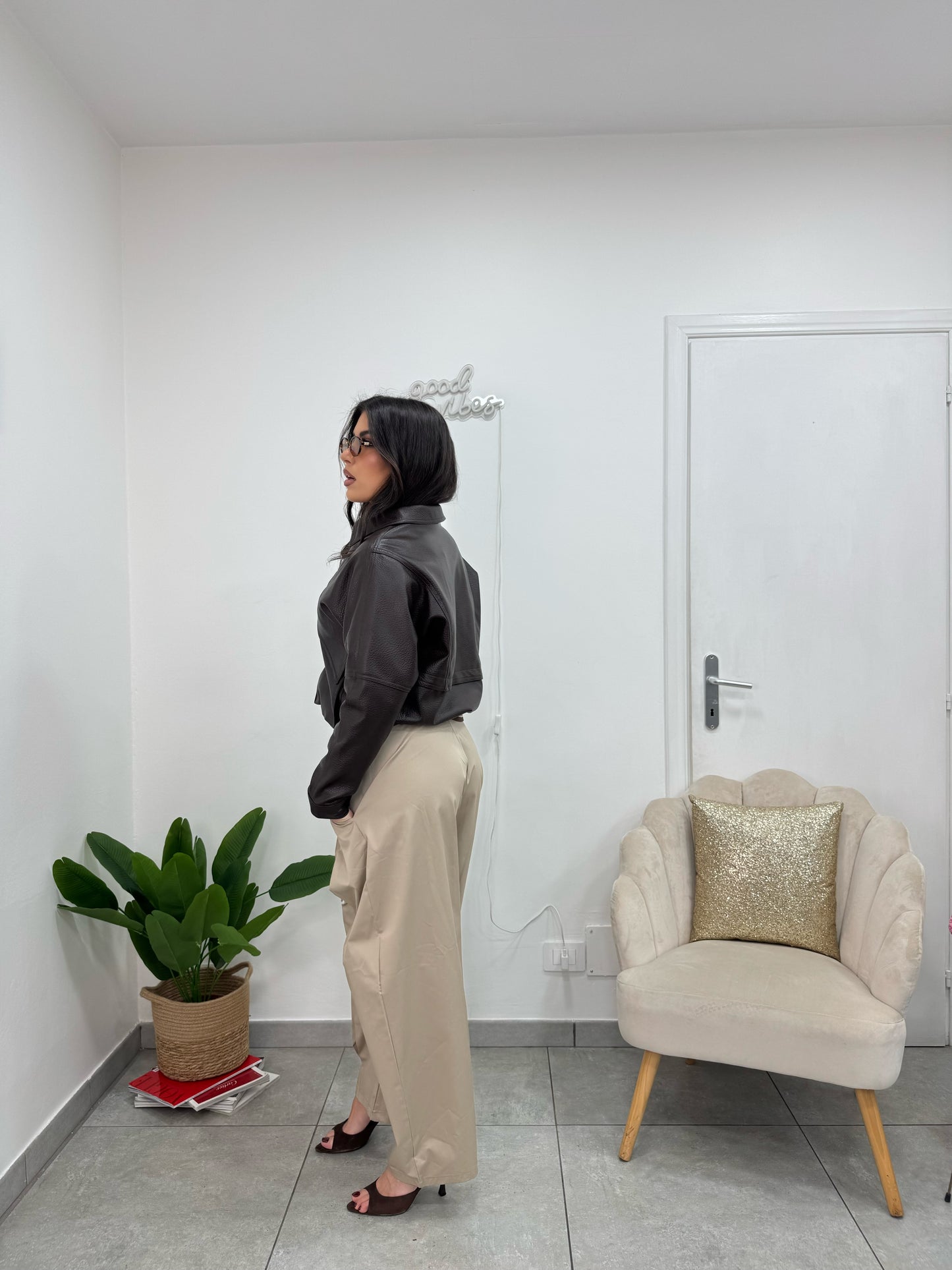 Pantalone Comfy Beige