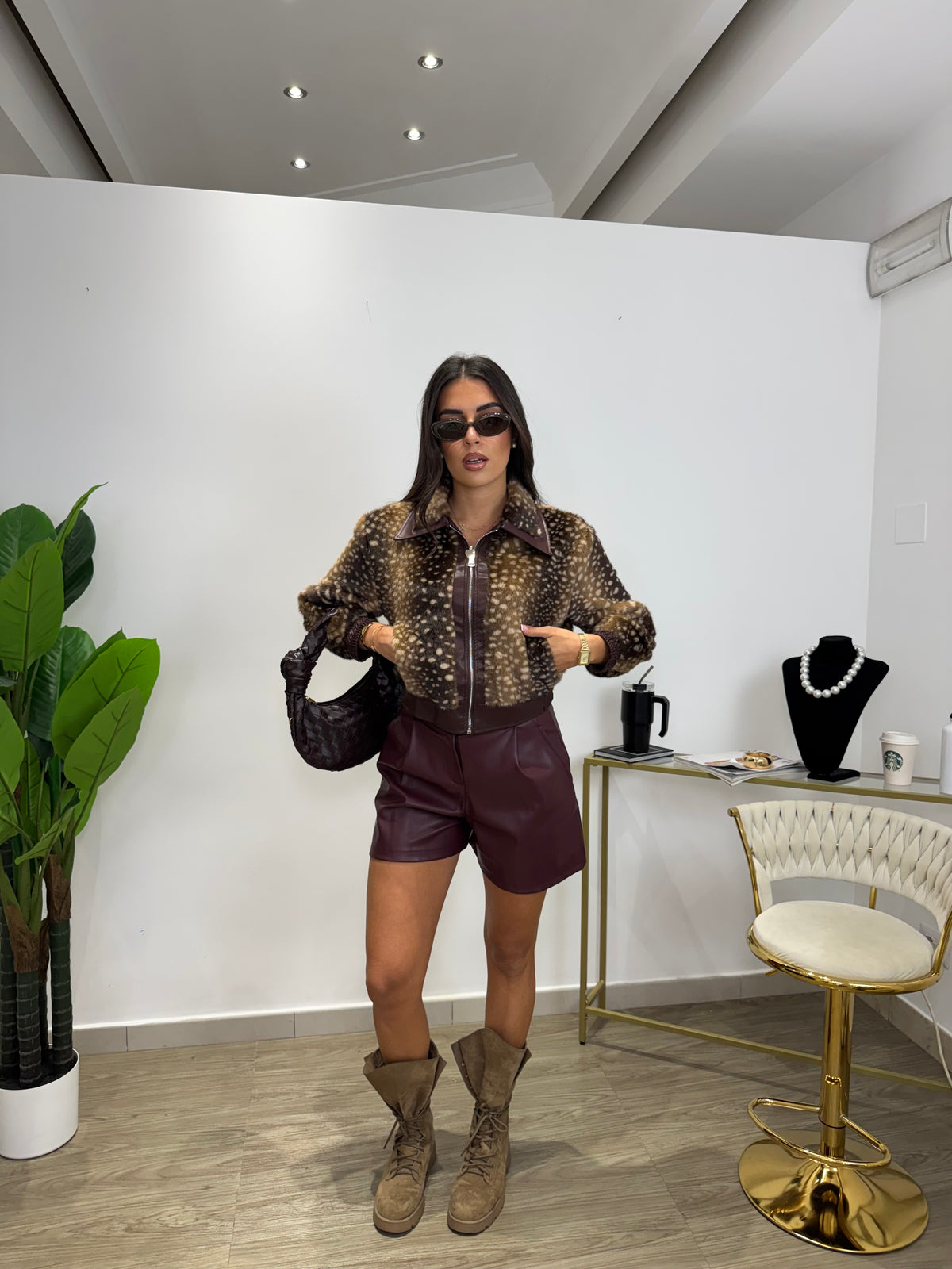 Bomber Pelliccia Bambi