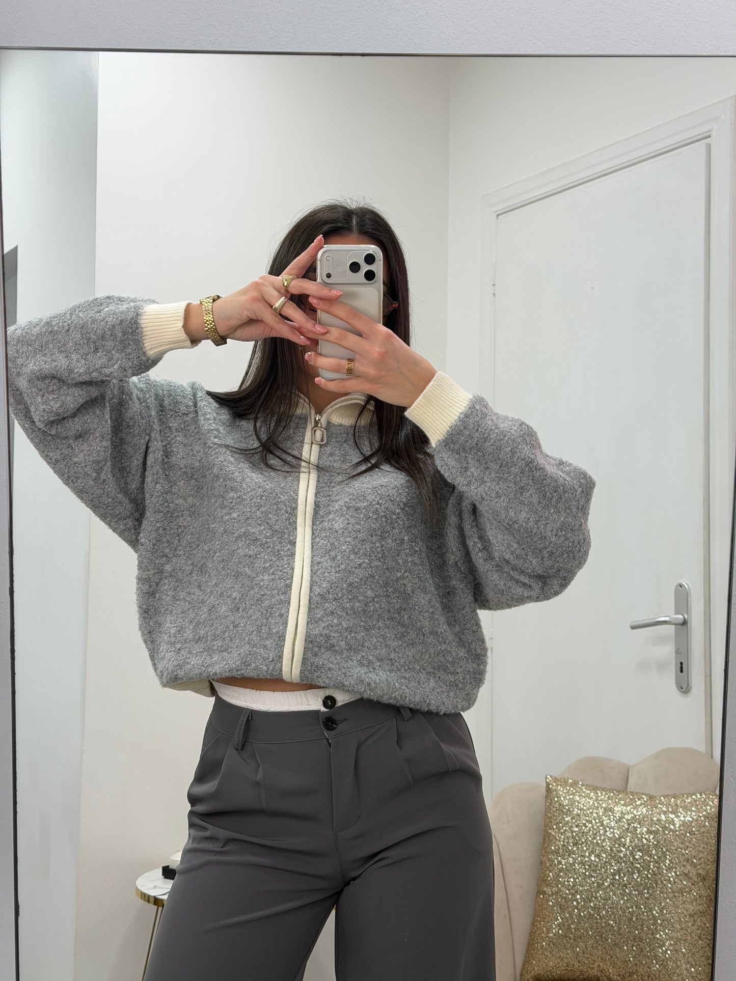 Pantalone Boxer Grigio