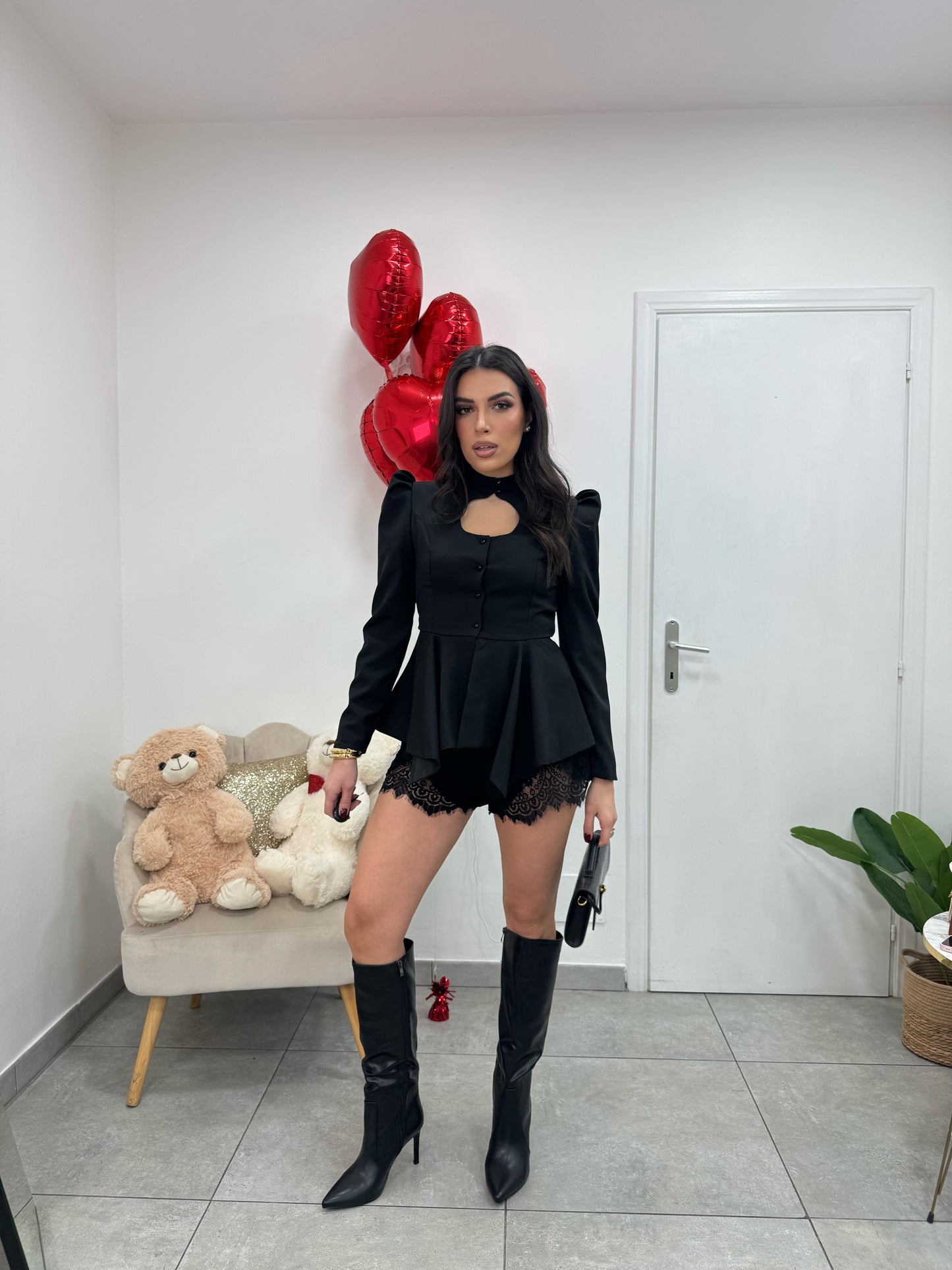 Cordset Romantic Nero