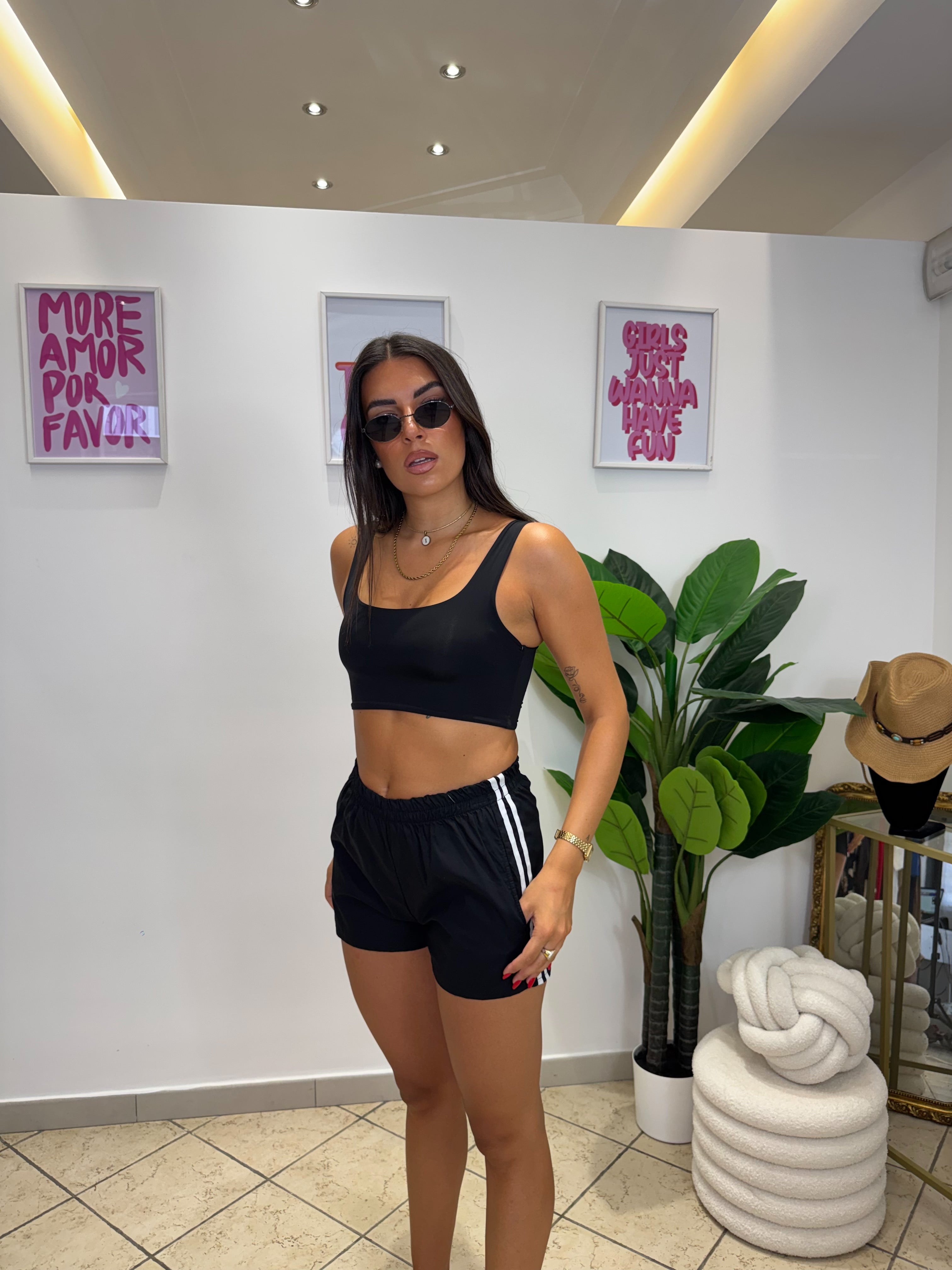 Shorts Sporty Nero