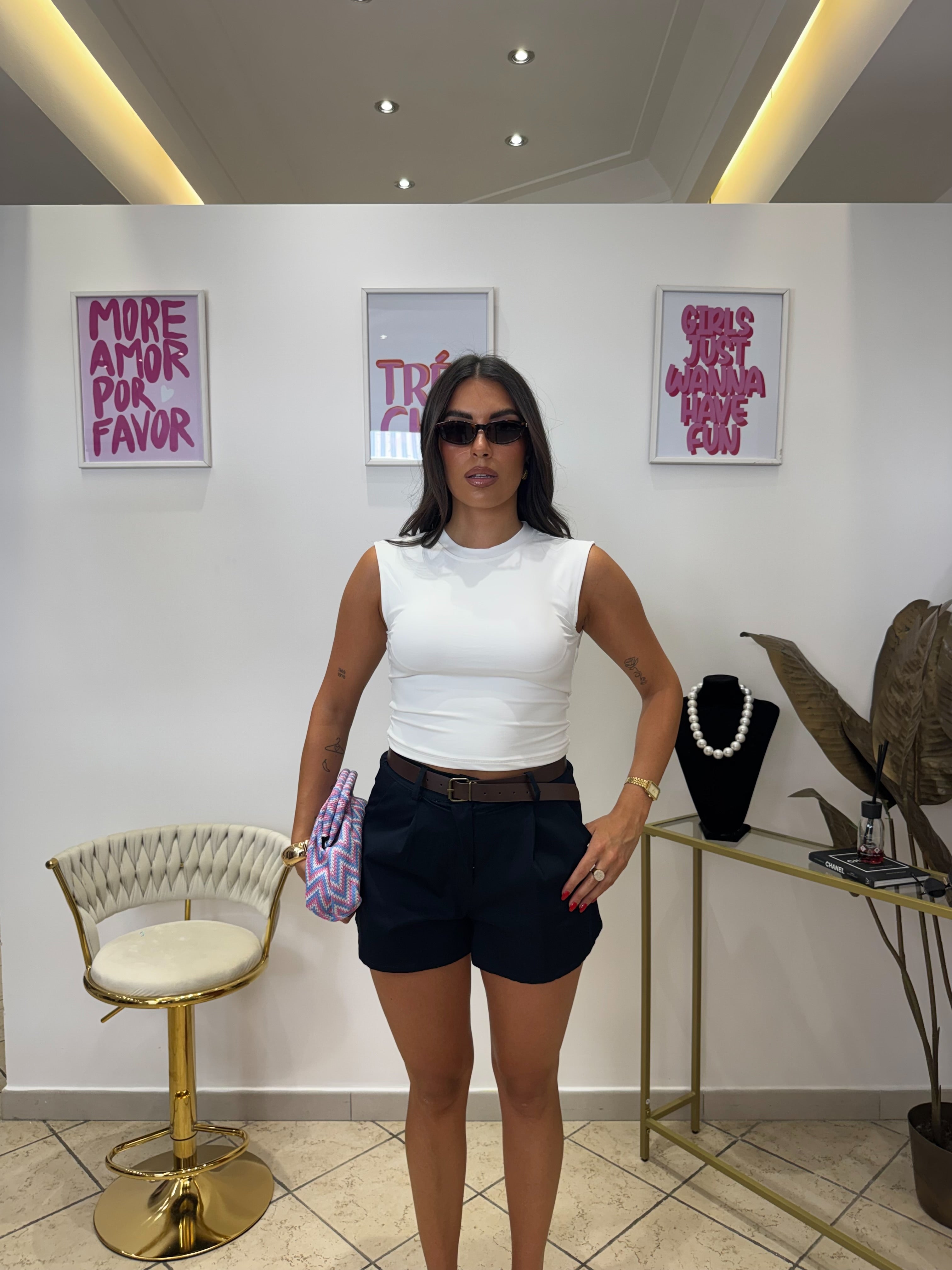 Shorts Casual Blu
