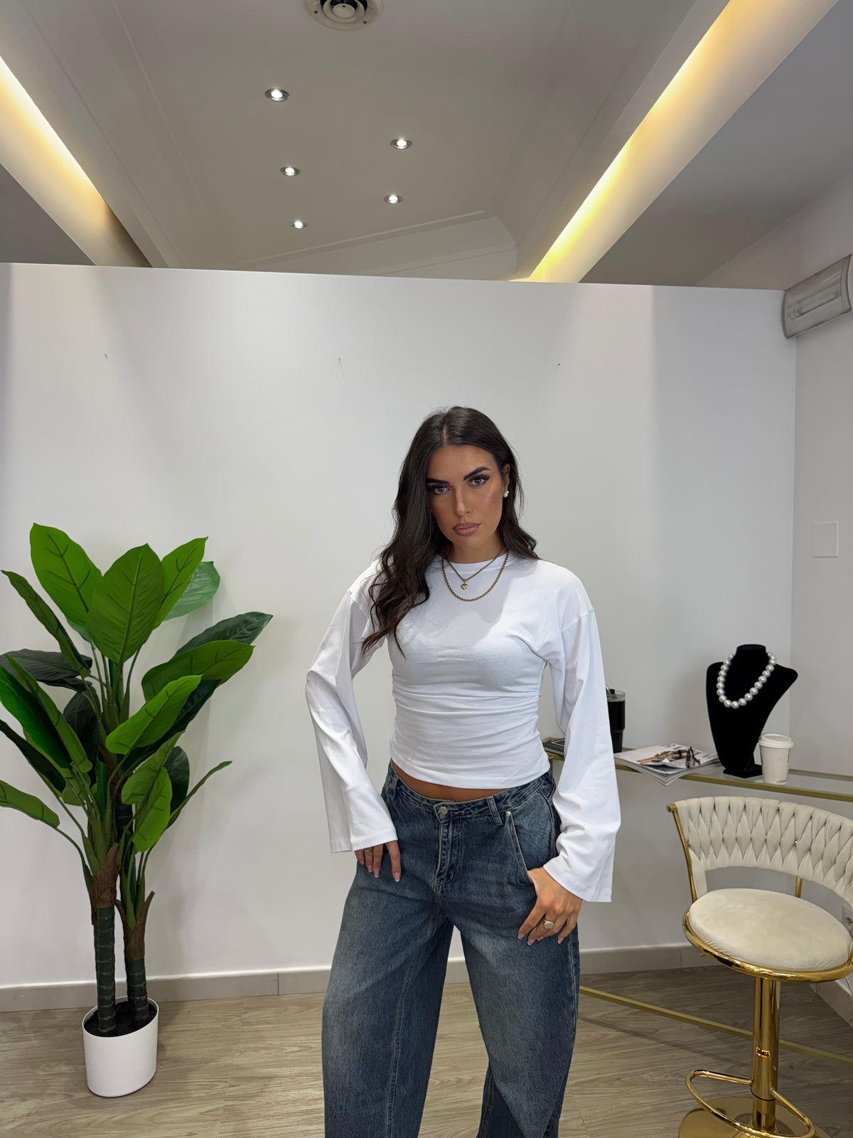 Maglia Sling Bianca